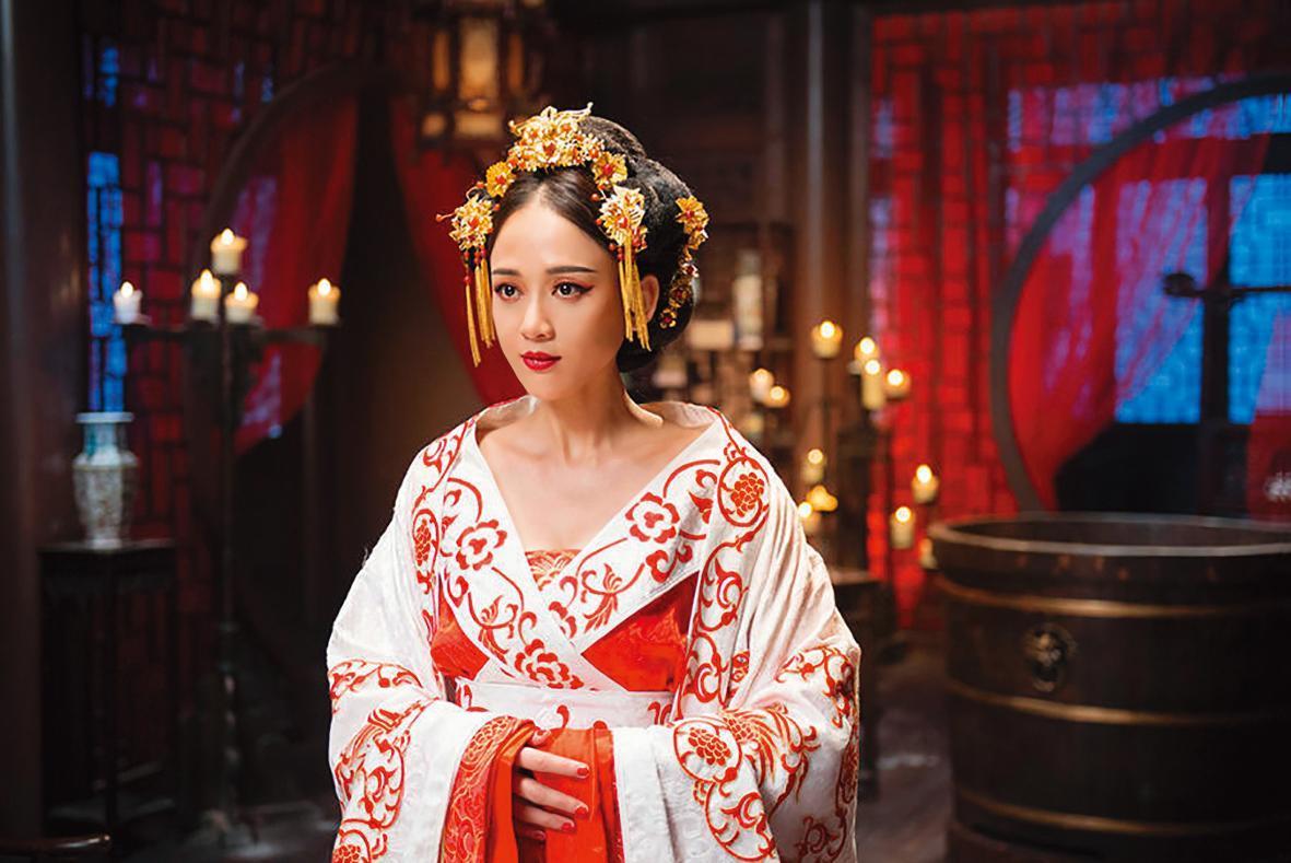 陳喬恩在古裝劇《獨孤皇后》無論是扮相和演技都已成熟。（劇照）