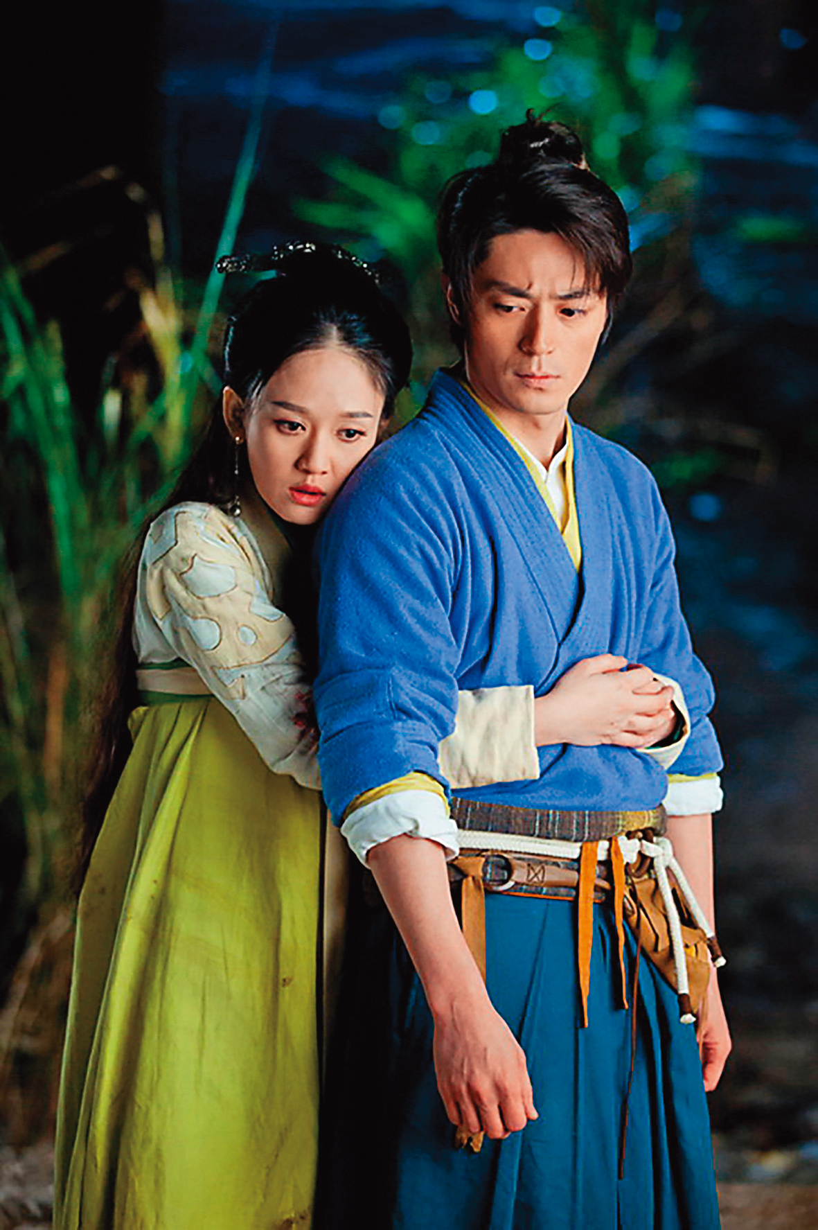 陳喬恩（左）和霍建華（右）8年前合作《笑傲江湖》，之後就沒有交集。（東方IC）