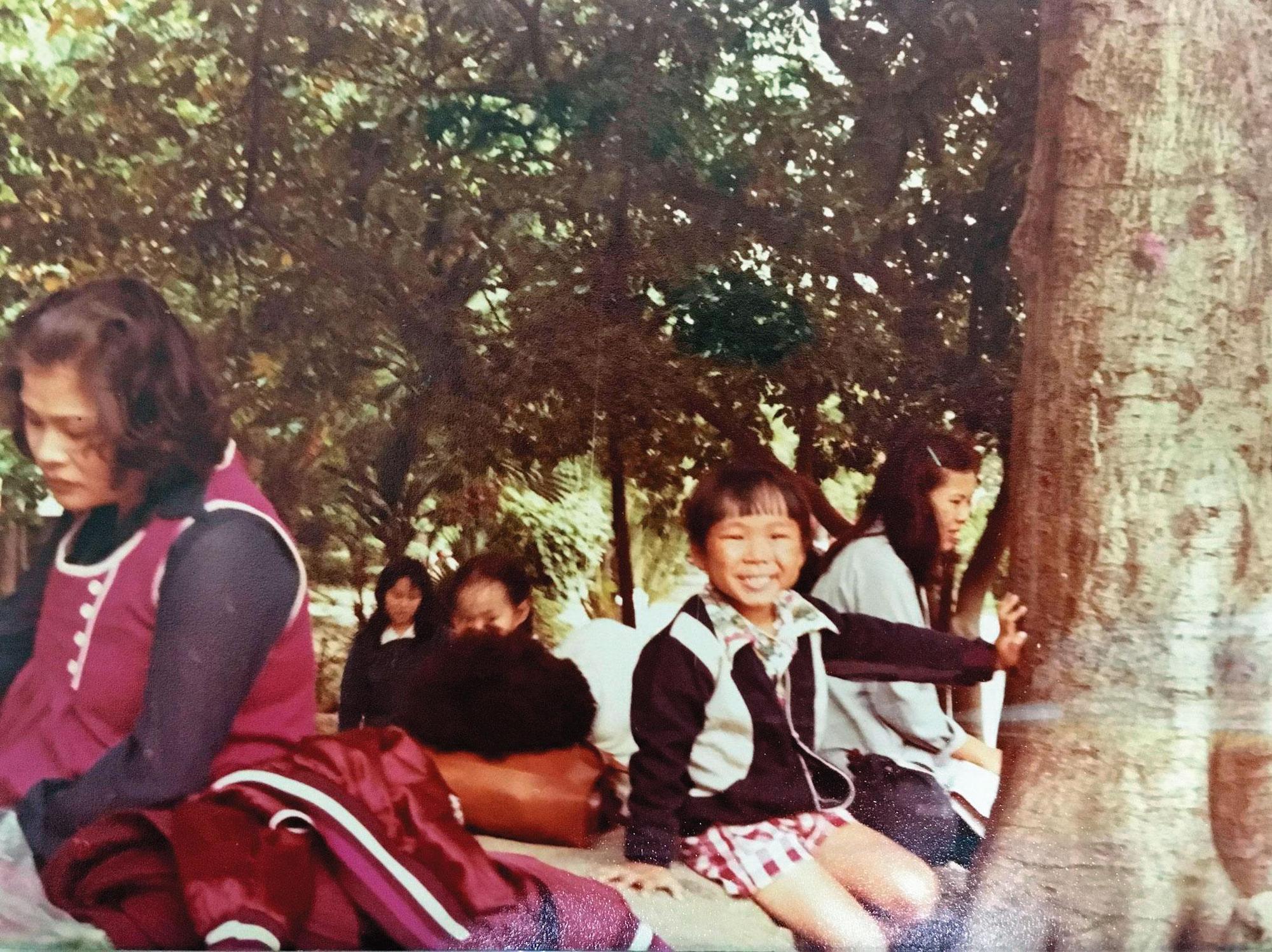 童年時期的笑叔。(笑叔提供)
