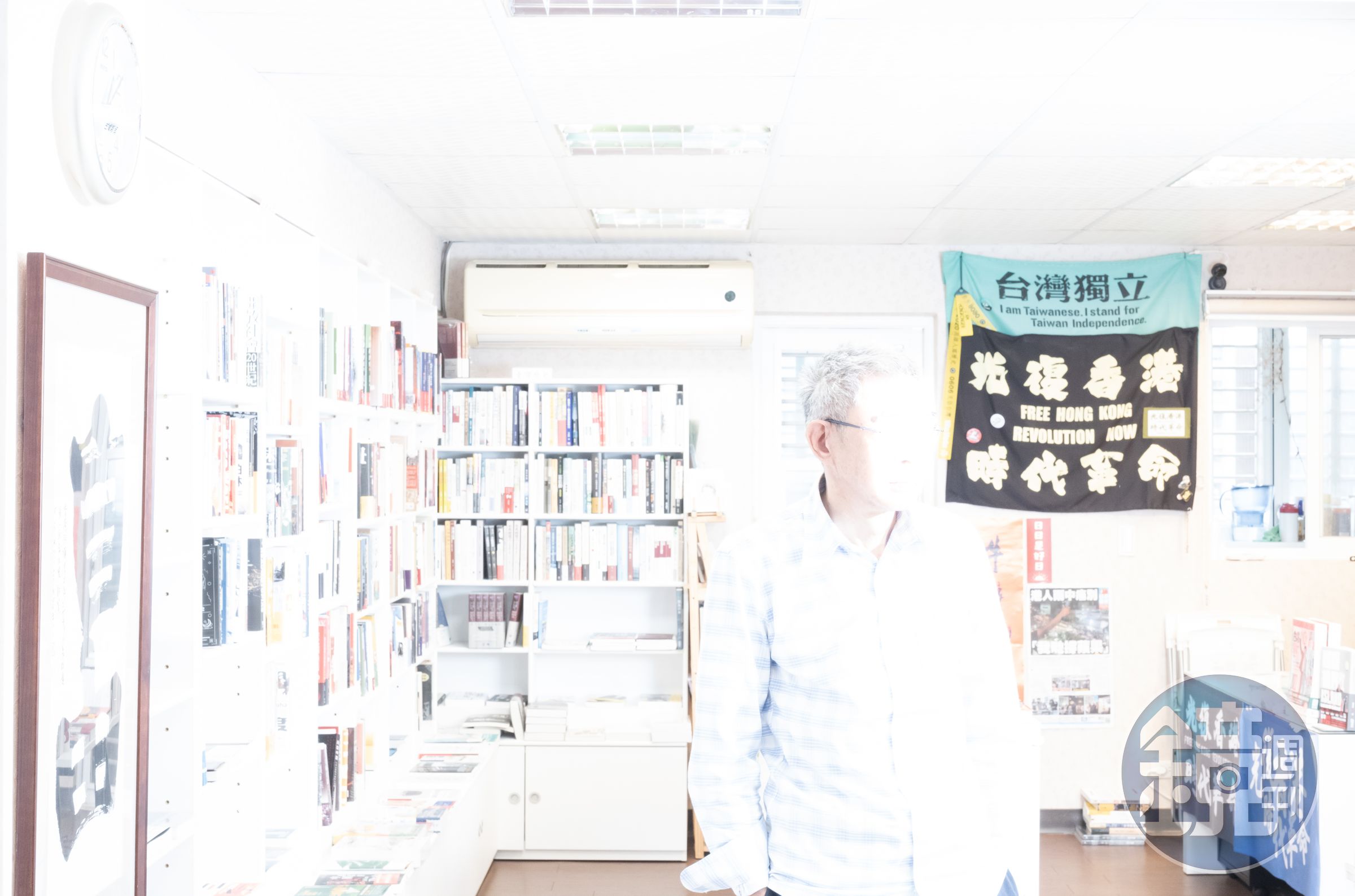 高仲明拍攝銅鑼灣書店老闆林榮基。（高仲明提供）