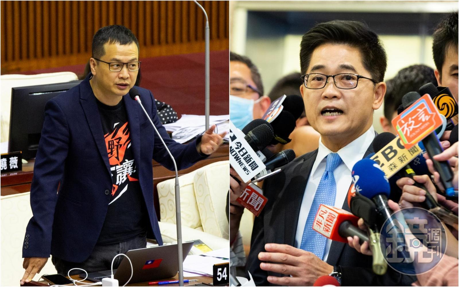 羅智強執意參加國民黨桃園市長初選,黃健庭卻直言,選策會已經排除提名他。(本刊資料照)