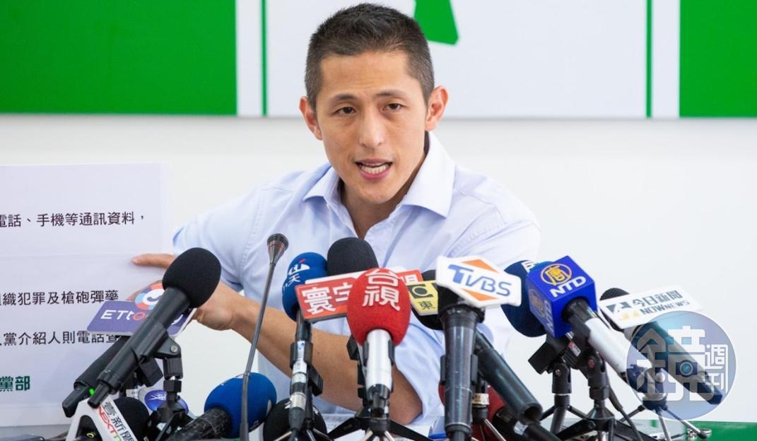 民進黨台北市黨部主委吳怡農宣布不會參選市黨部主委或其他黨職。(本刊資料照)