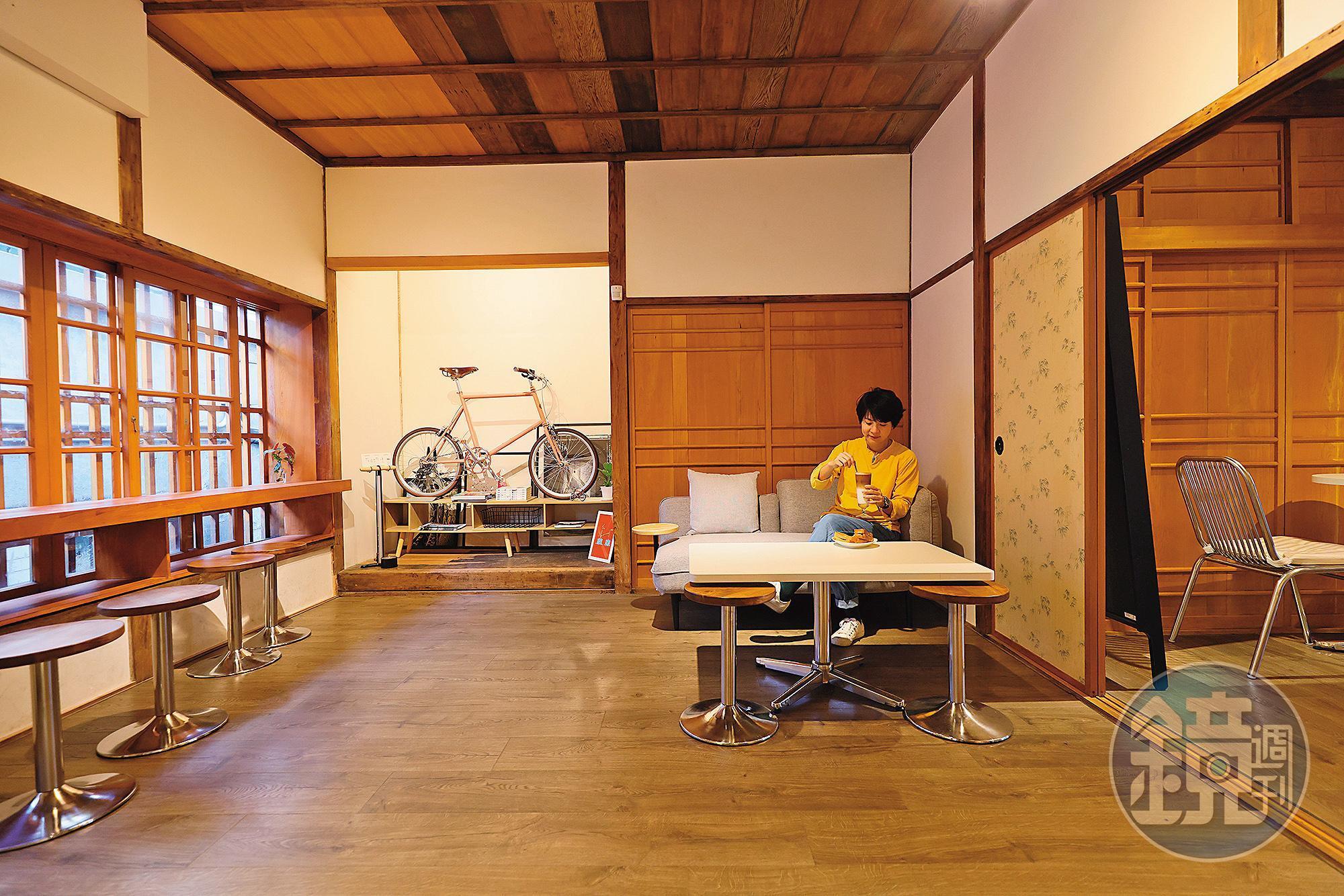 開在日式老屋內的tokyobike，讓人有置身日本的錯覺。