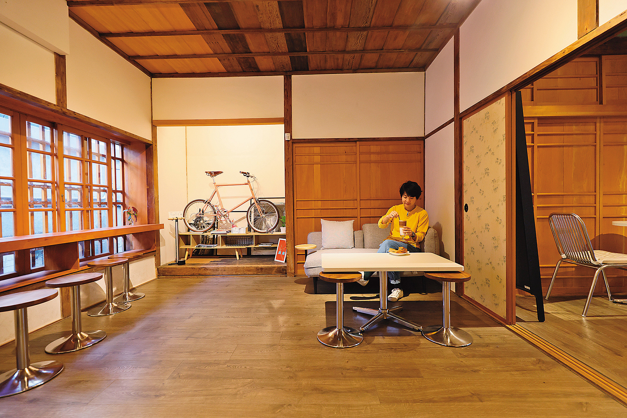 開在日式老屋內的tokyobike，讓人有置身日本的錯覺。