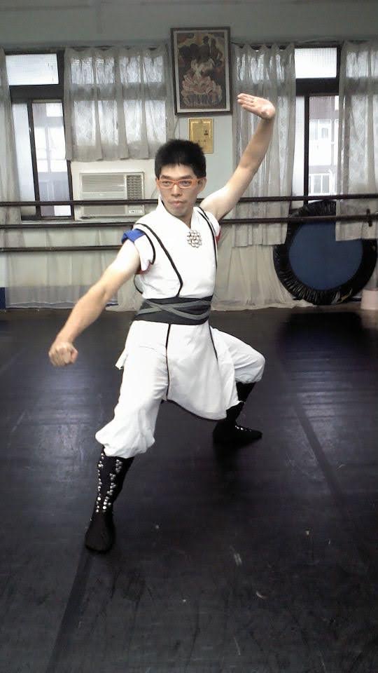 文大武術系畢業的林志軒,曾開過3年武館。(林志軒提供)