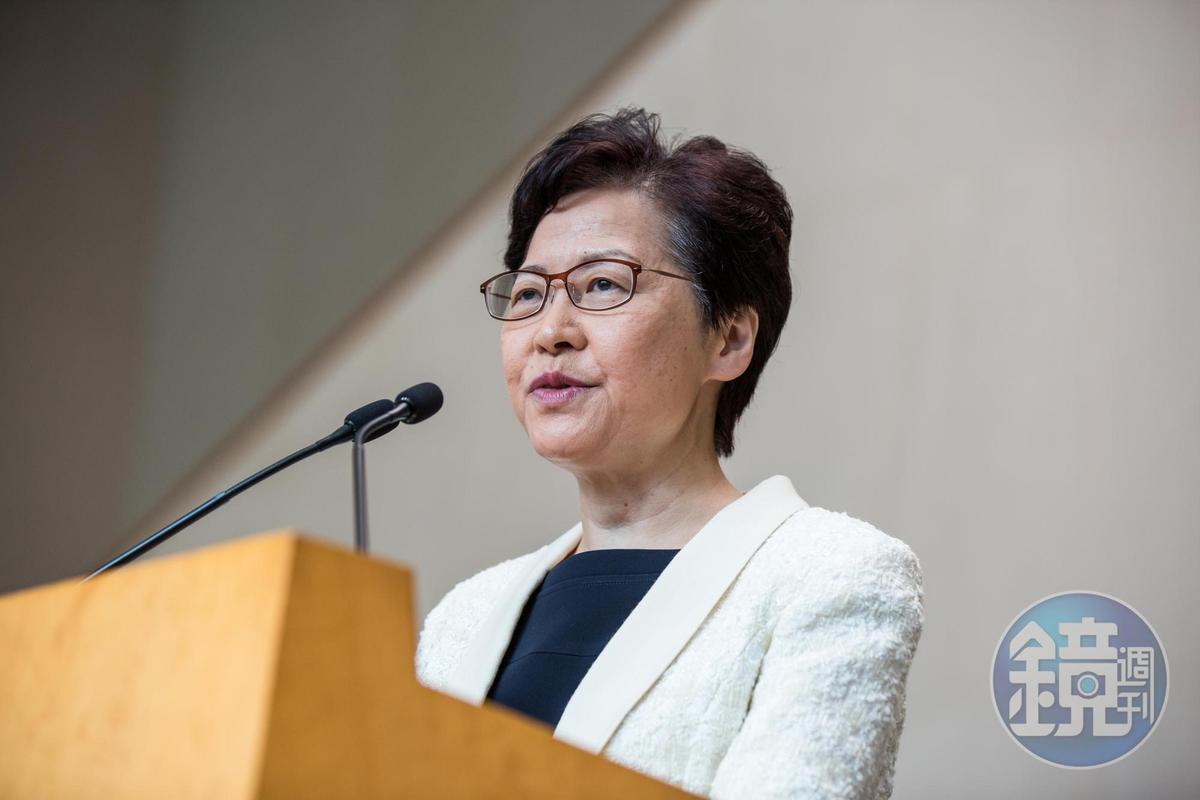 香港特首林鄭月娥早先已表態不會參選下屆特首，卻未獲北京政府評價任內表現。（資料照）