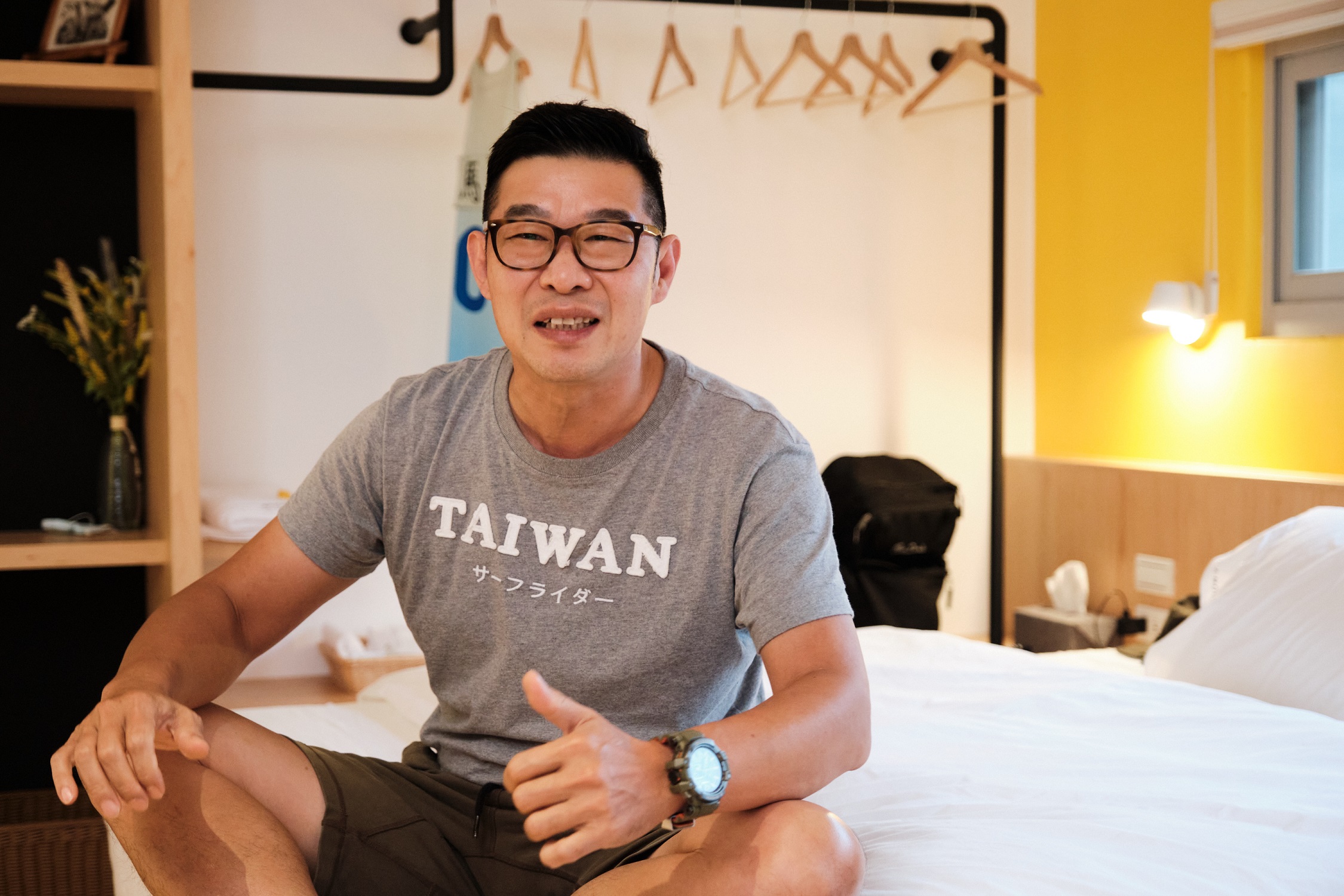 馬力歐自曝命中忌水，避免從事水上活動。（公視提供）