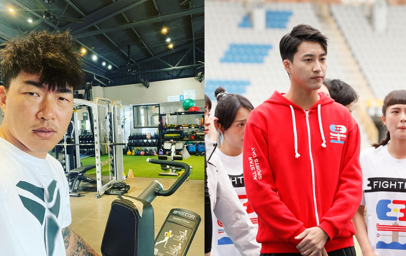 《全明星運動會》第三季即將結束，外傳藍隊領隊錢薇娟可能會被郭泓志（左圖）擠掉，但本刊接獲的爆料指出，紅隊江宏傑（右圖前）萌生倦意。