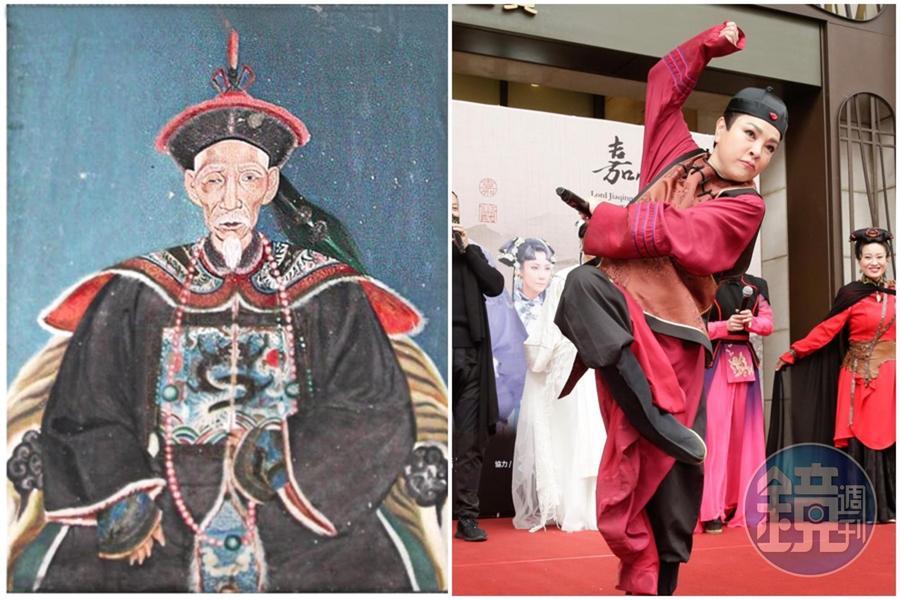 紀麗如飾演的「王德錄」（上圖），對應清代官職最顯赫的台灣歷史人物「王得祿」。（翻攝自維基百科／陳仁萱攝）