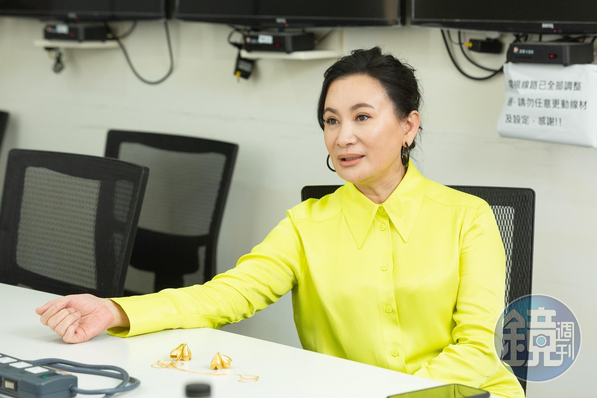 陳亞蘭承襲恩師楊麗花對歌仔戲的堅持,在細節上力求完美。(陳仁萱攝)