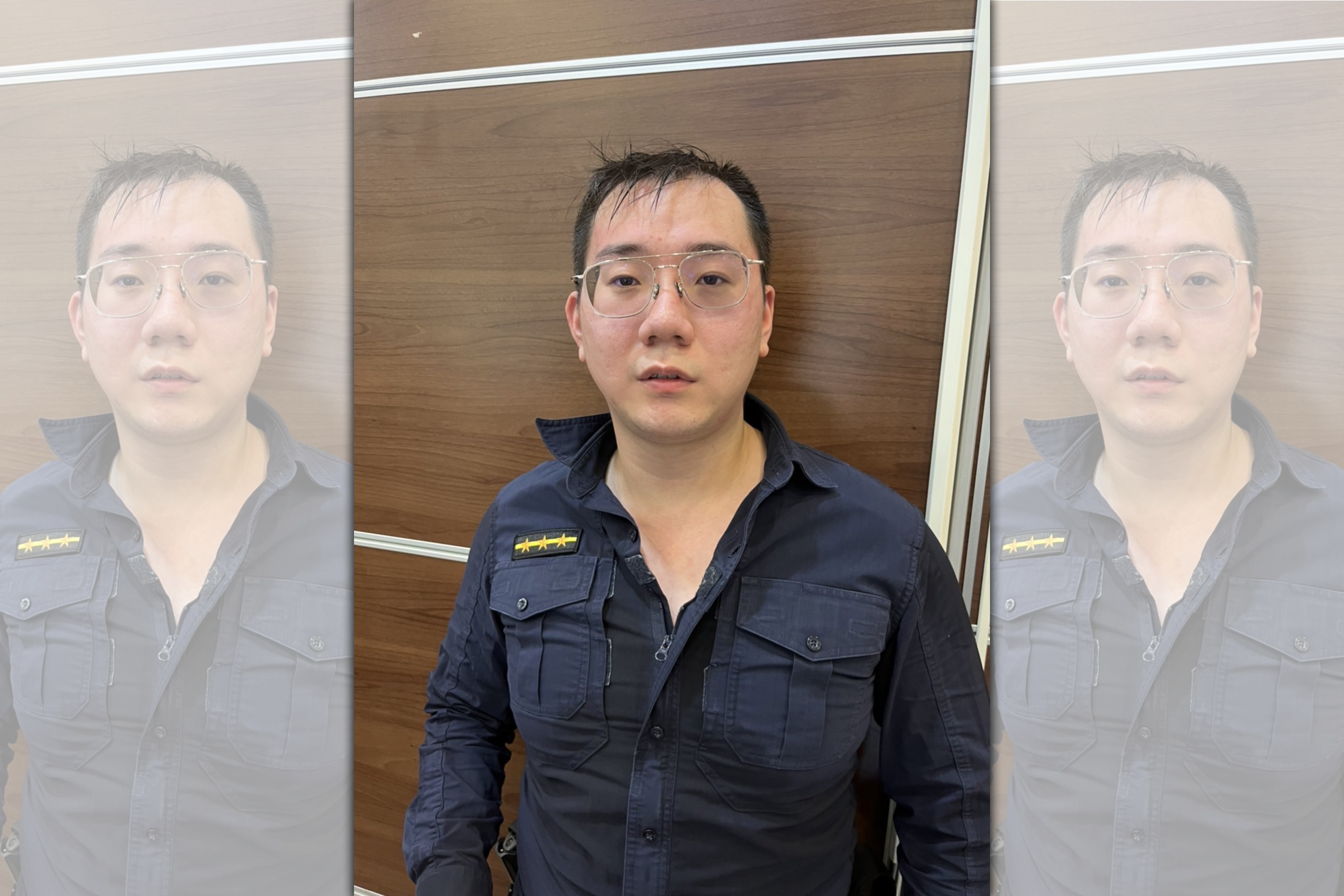 警員逮捕竊盜慣犯時，遭揮拳毆打仍負傷逮捕嫌犯。（翻攝畫面）