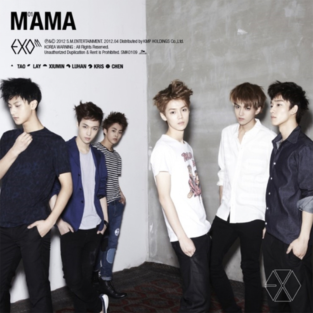 EXO曾以中國成員為主推出EXO-M分隊，除了CHEN（右一）、XIUMIN（左三）是韓國人，吳亦凡（右二）、鹿晗（右三）與黃子韜（左一）已先後退出，張藝興（左二）今宣布與SM約滿。（網路圖片）