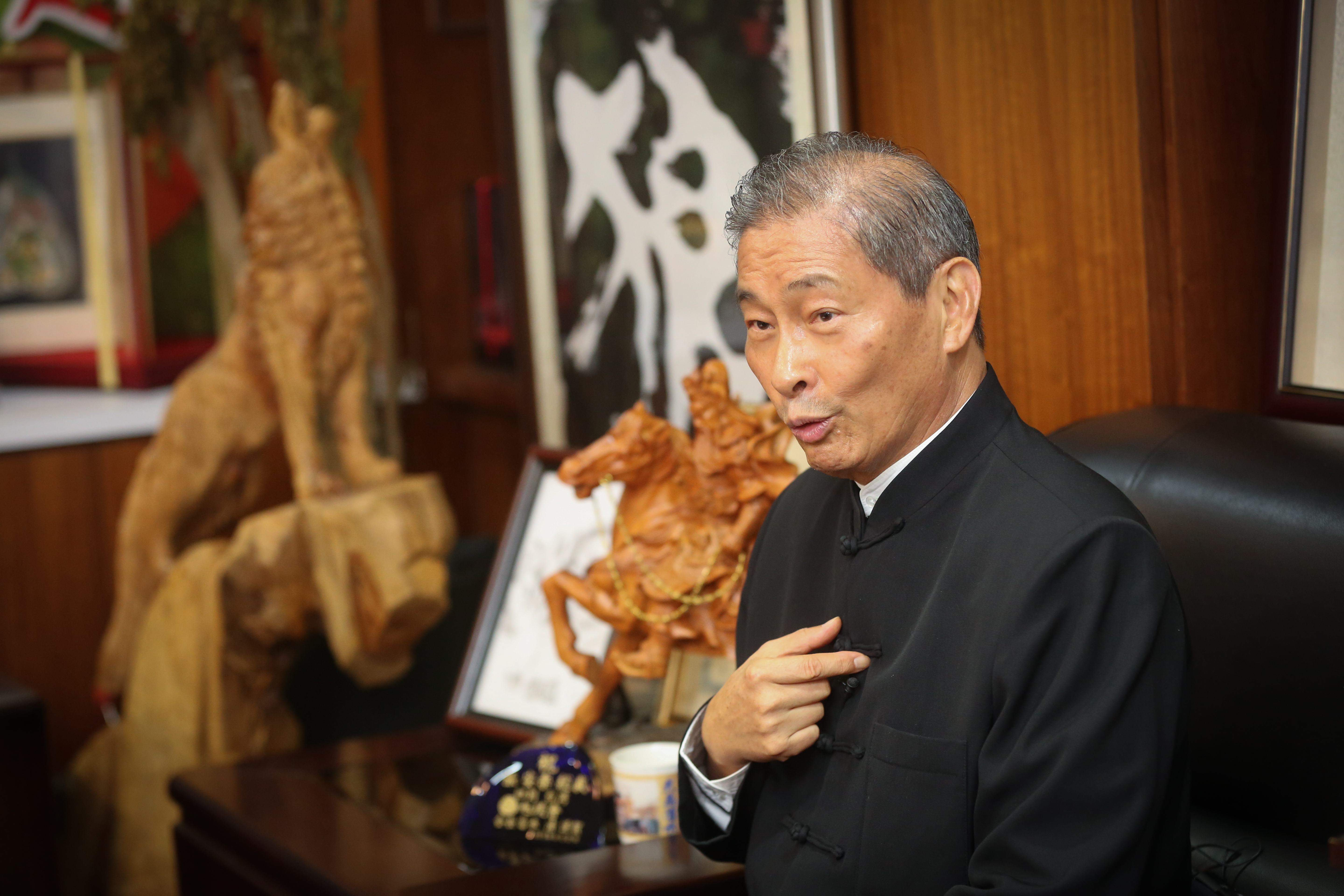 統促黨主席張安樂昨晚現身彰化接轎遭警方阻擋，雙方爆發衝突，警方今天將傳喚張安樂說明。（本刊資料照）