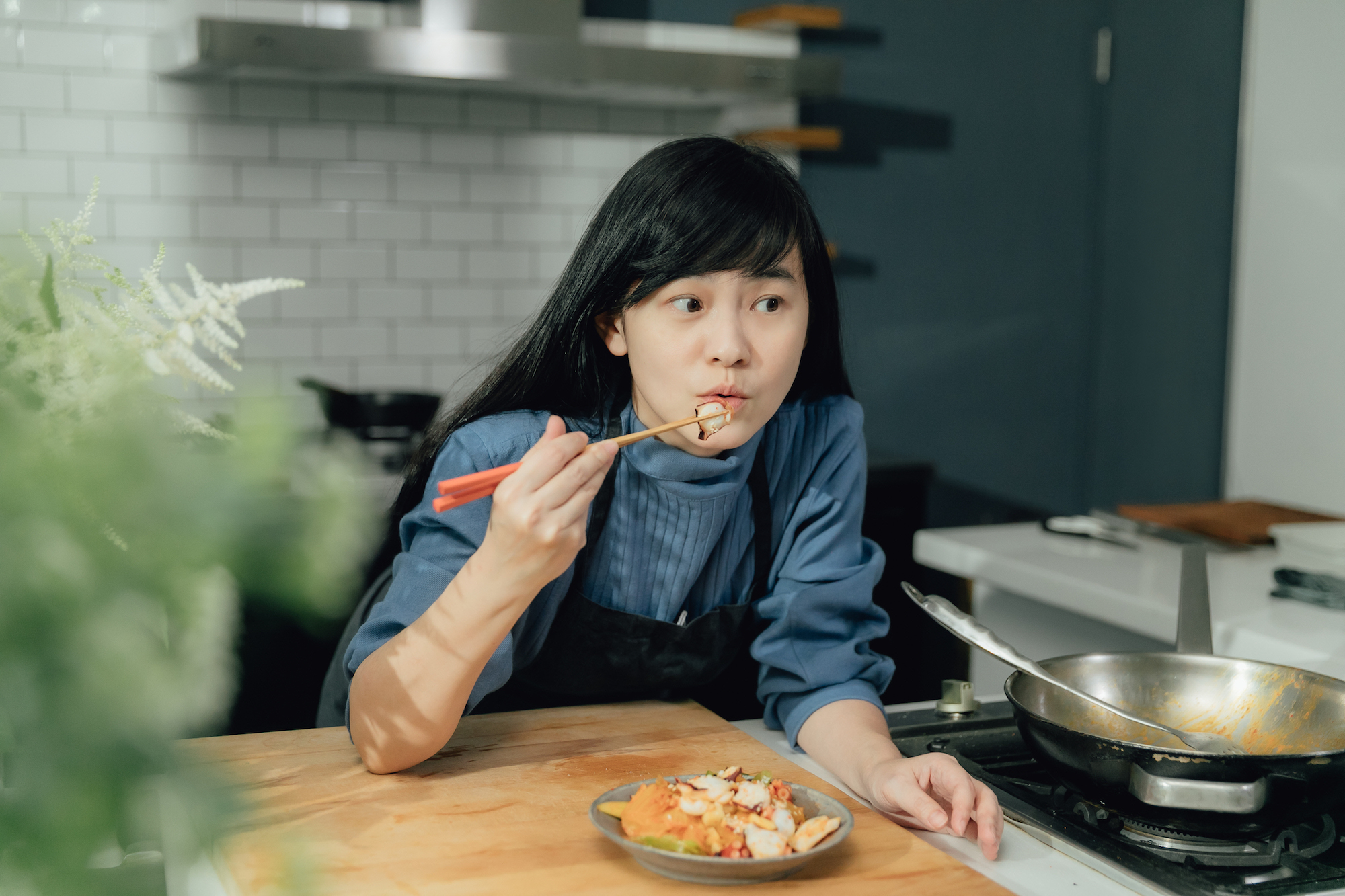 飲食作家盧怡安推出線上課程「想吃怡安家的菜」，一上線立即達標700％。（盧怡安提供）