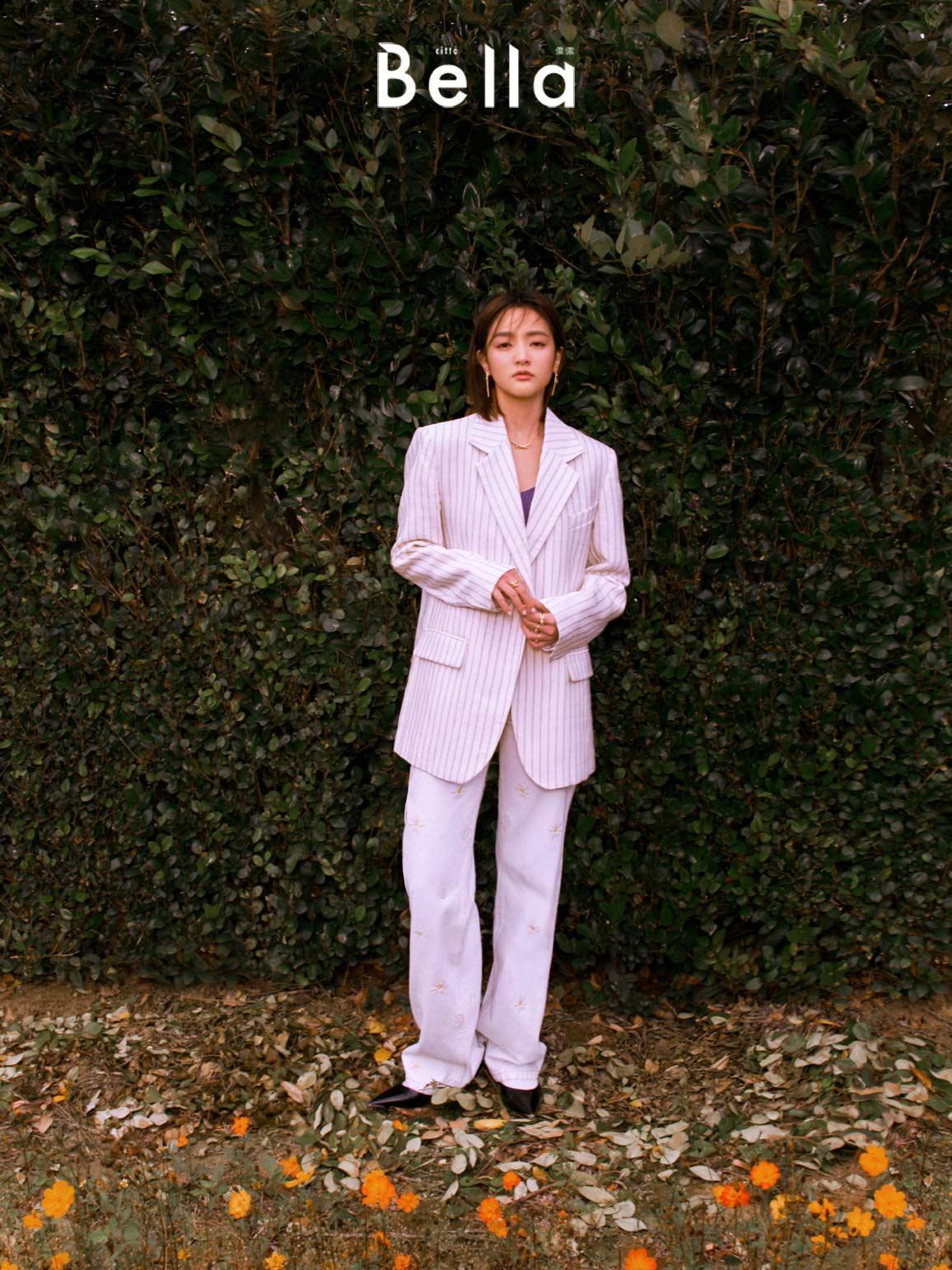王淨以前不認為自己會成為演員,反而自覺會成為歌手。(《Bella儂儂》提供)