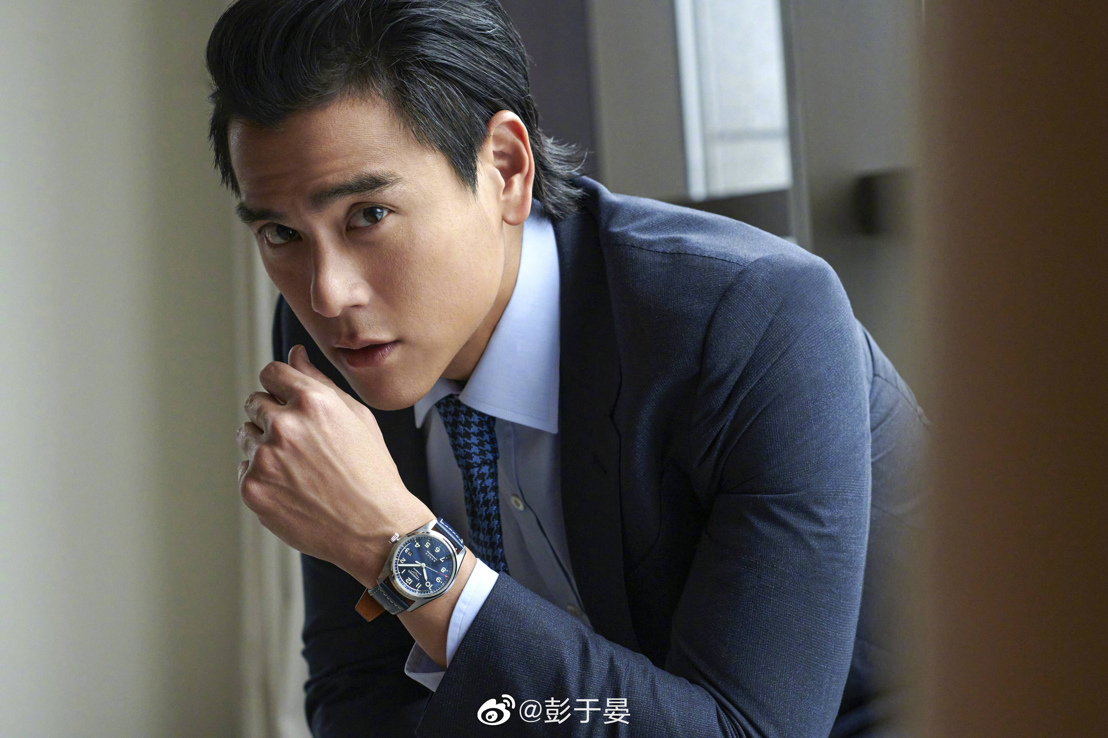 彭于晏因上海封城被困在當地，但身為藝人也沒特權，照樣等配給度日。（翻攝自彭于晏微博）