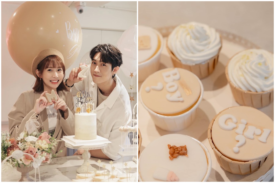 粿粿昨晚在社群報喜，並揭曉寶寶的性別。（翻攝自Meigo粿粿 臉書）