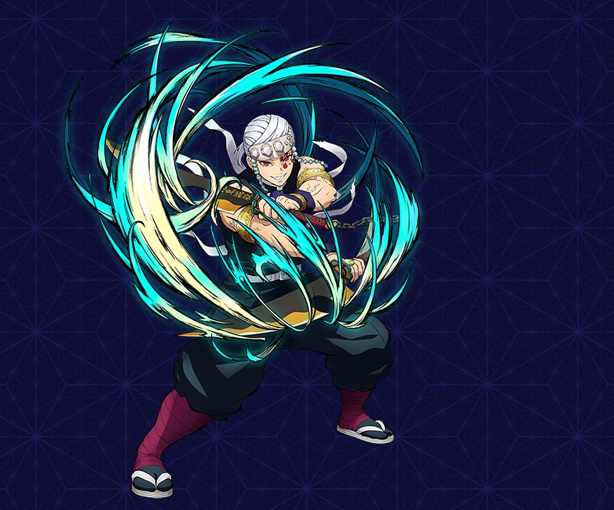 《鬼滅之刃 火之神血風譚》推出付費DLC，包含「宇髓天元」在內的遊郭篇角色即將登場。（翻攝SEGA官網）