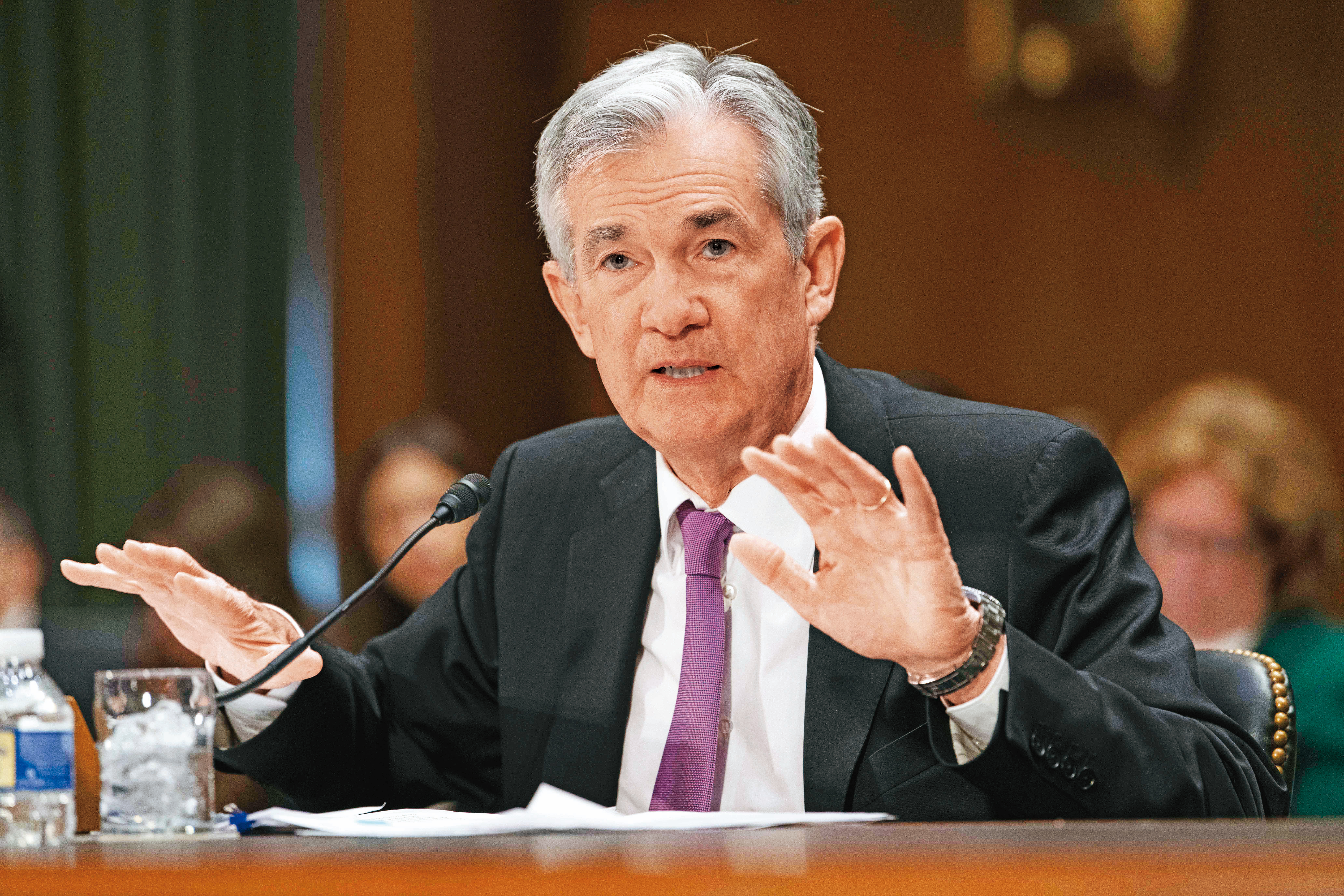 聯準會5月很可能升息2碼且啟動縮表，若計畫屬實，將是近幾十年來最激進的緊縮政策。（圖為聯準會主席 鮑威爾，東方IC）