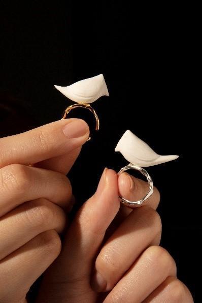 遠方的呼喚耳掛。NT$2,980（Olivia Yao Jewellery提供）