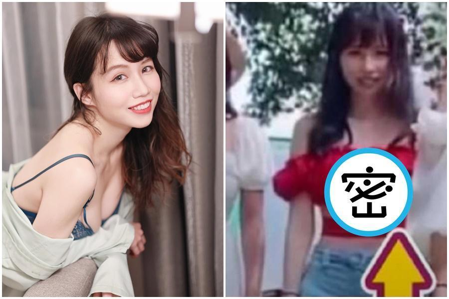 中華職棒啦啦隊「樂天女孩」小帆日前因為被姐妹分享走光影片，掀起關注。（翻攝自琳妲是0蛋YouTube、小帆臉書）