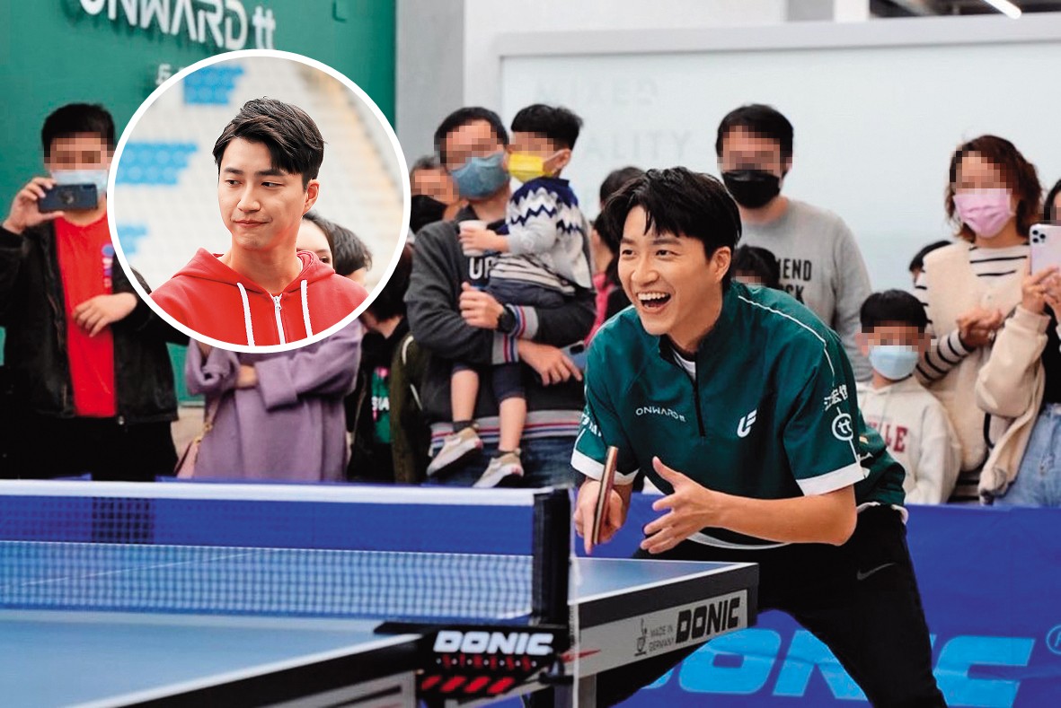 江宏傑籌備多時的個人桌球館即將開幕。（翻攝自Onward tt乒乓吧 X Let's Play臉書）