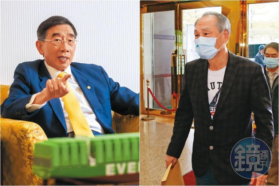 鄭深池(右)睽違20年強勢回歸,被推選為長榮國際董事長。近期張國華槓上姊夫鄭深池,強調張家兄弟協商不需要透過外人。(聯合知識庫)