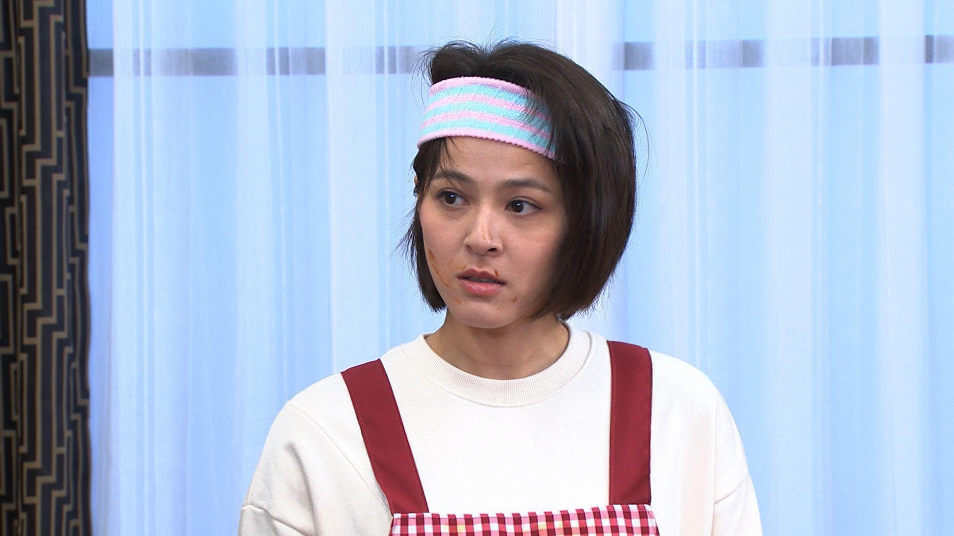 蘇晏霈在民視八點檔《黃金歲月》嫁為人妻，被婆婆唸要會下廚。（民視提供）