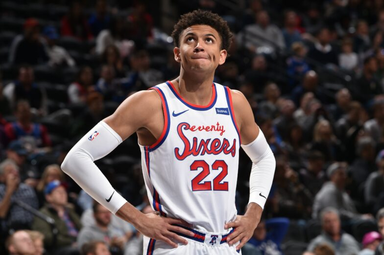 費城76人球員賽博因未完整接種疫苗，首輪季後賽無法在客場出戰。（翻攝自Matisse Thybulle推特）