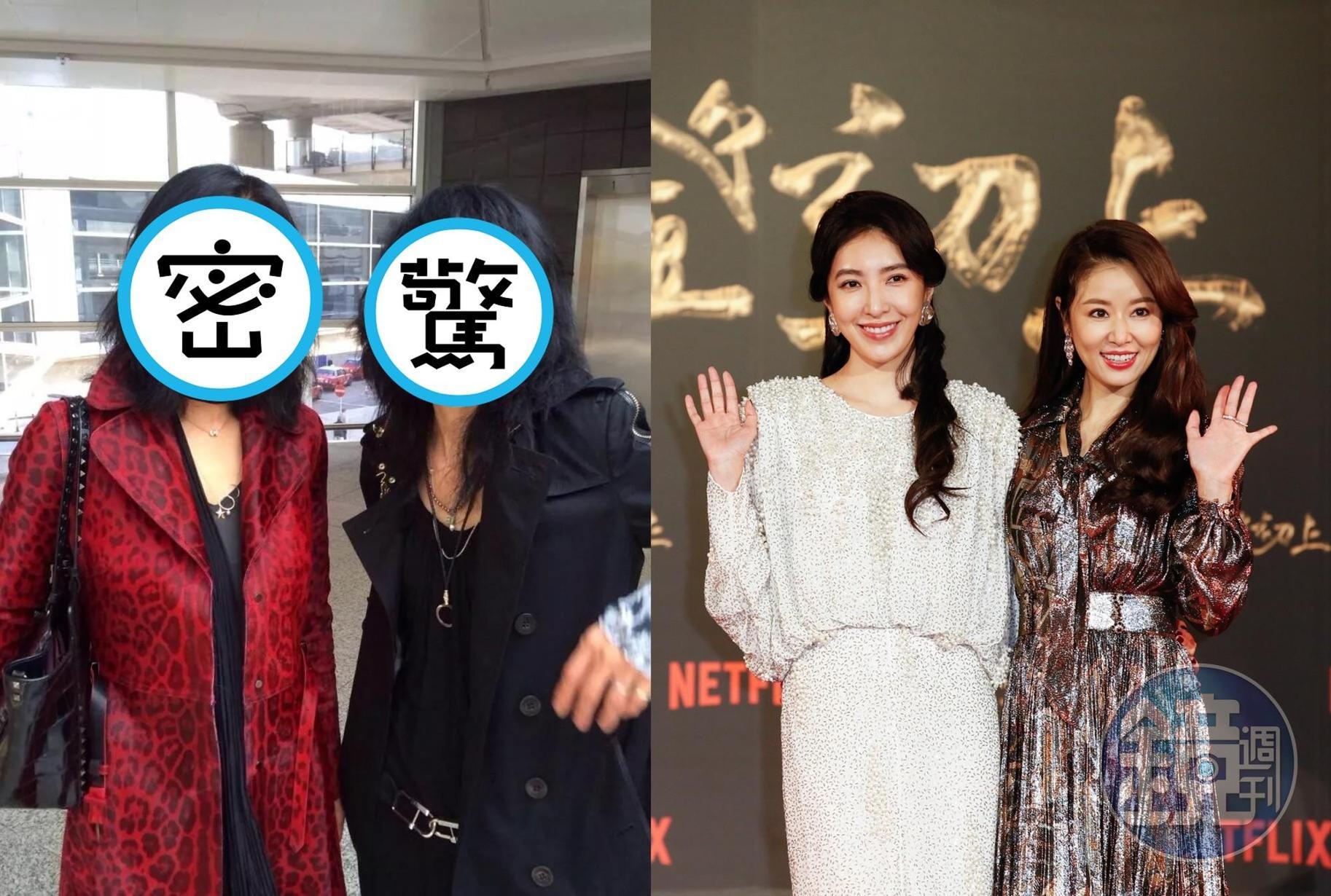 網友排出華麗港版《華燈初上》卡司，2影后分別被點名演出蘿絲媽媽（右圖右）與蘇媽媽（右圖左）。（左圖翻攝自劉嘉玲微博、右圖為本刊資料照）
