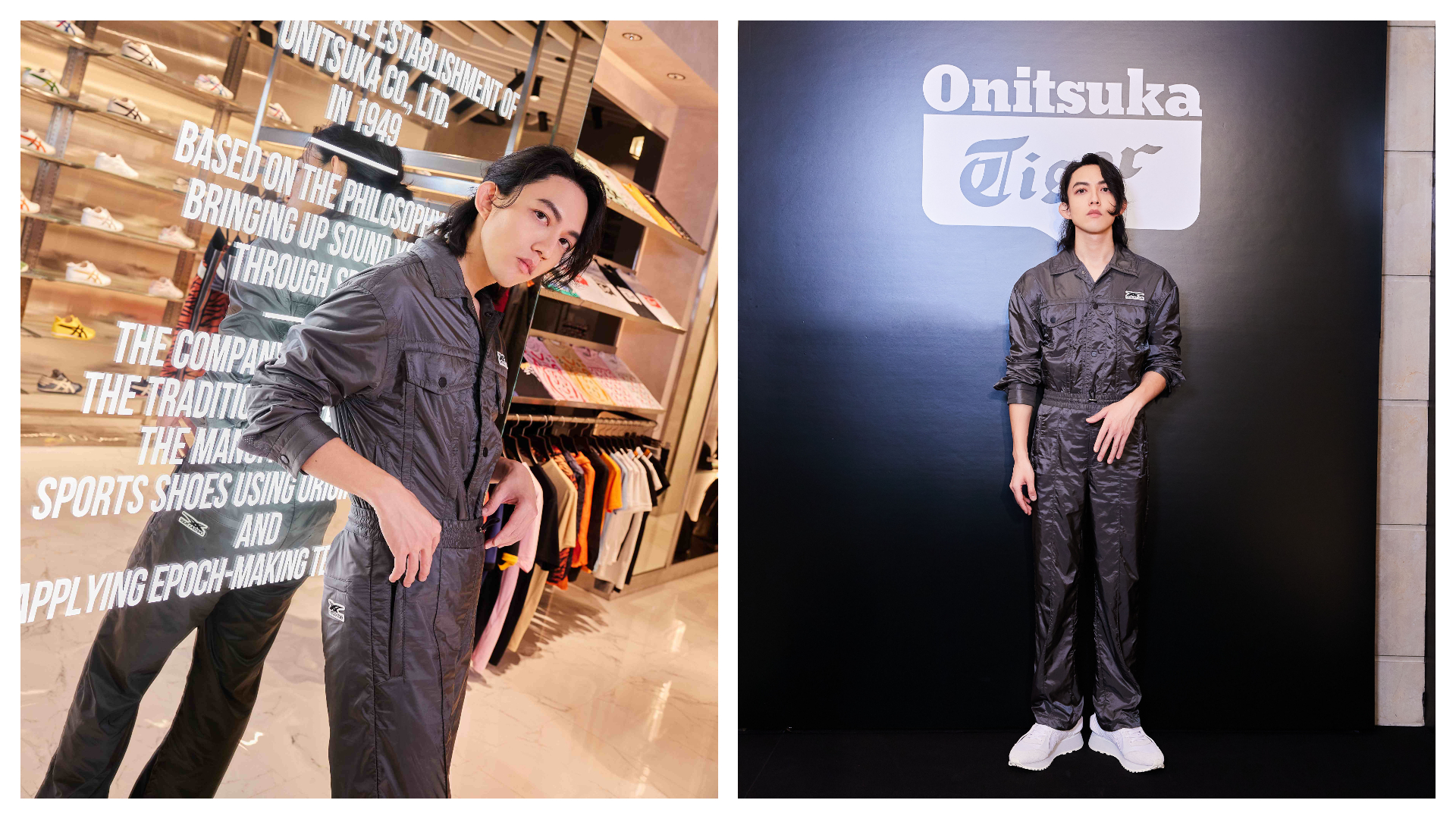 林宥嘉今日出席Onitsuka Tiger台北101 B1旗艦店開幕記者會。（Onitsuka Tiger提供）