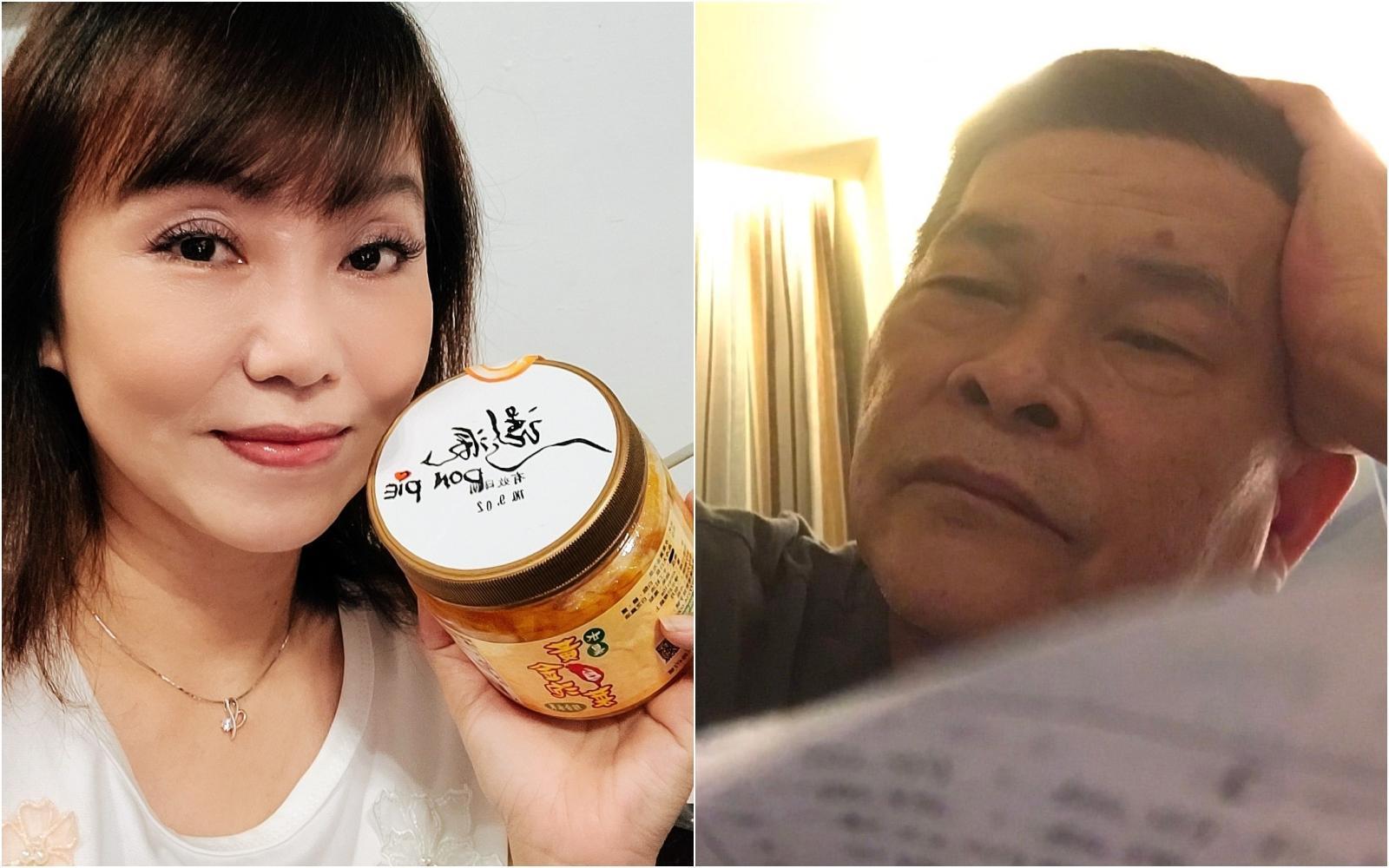 佩真(左)再度因為泡菜事件槓上澎恰恰。(翻攝臉書)