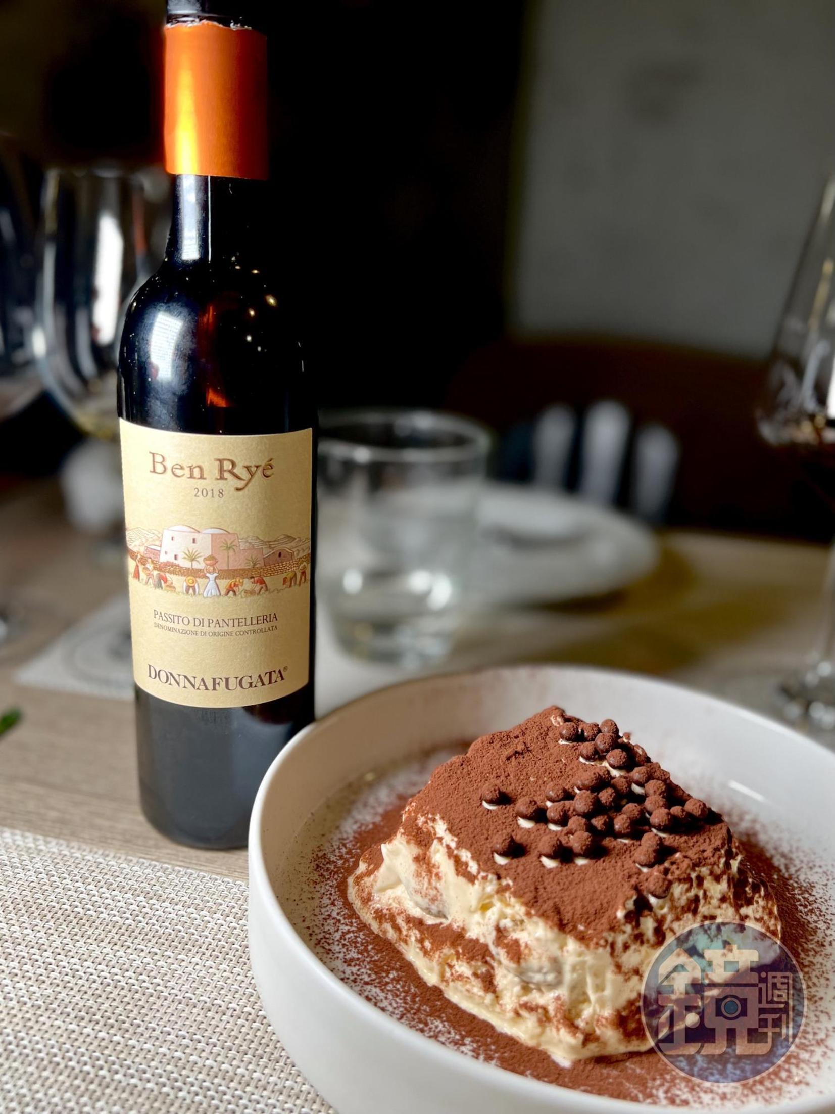 「Ben Ryé Passito di Pantelleria DOC 2018 風之子甜白葡萄酒」香氣豐富甜美，這次於6家餐酒館皆有提供。