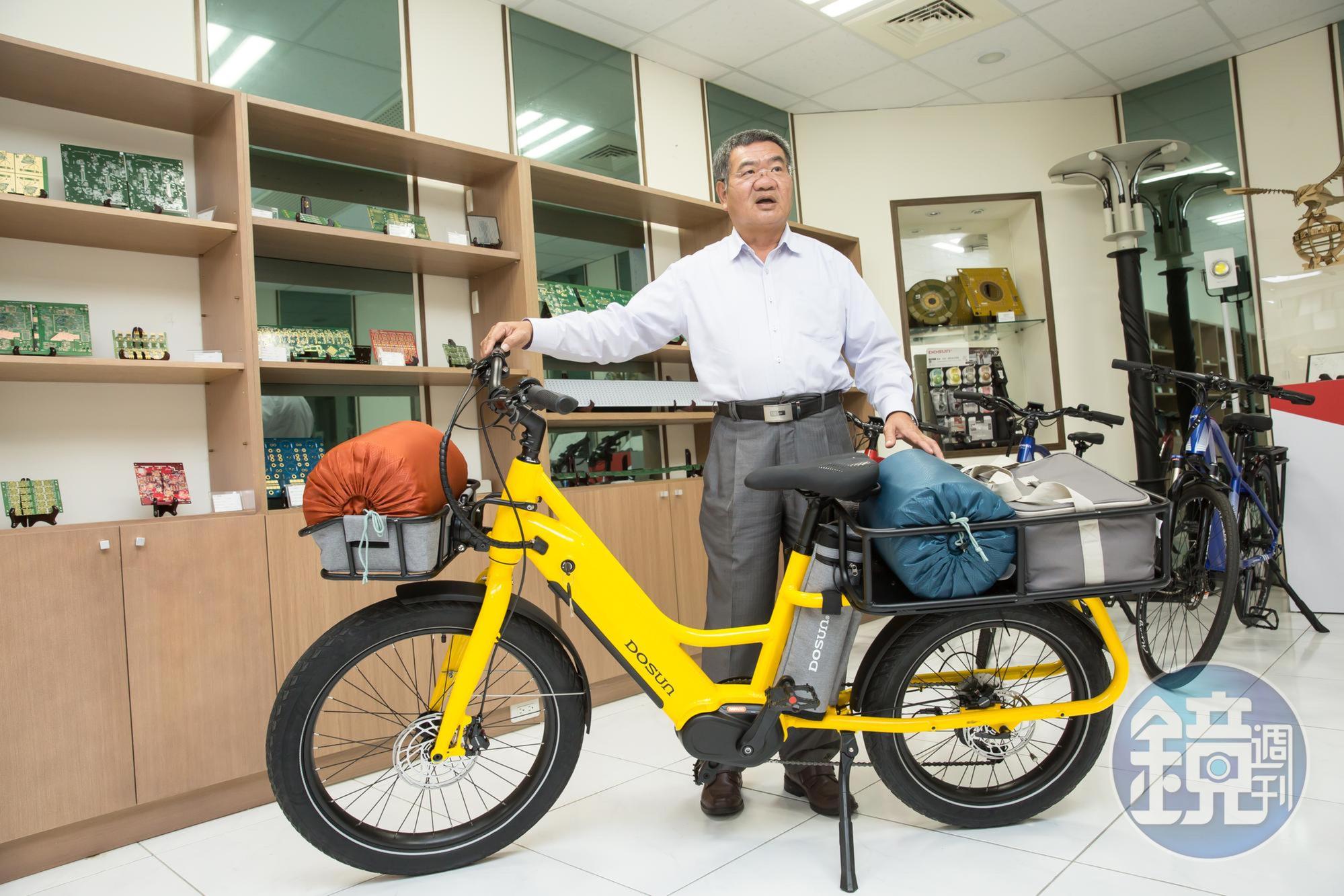 簡榮坤表示跨產業做E-Bike「缺料」是最大的艱辛,為此在台中組建研發團隊、尋找供應鏈。