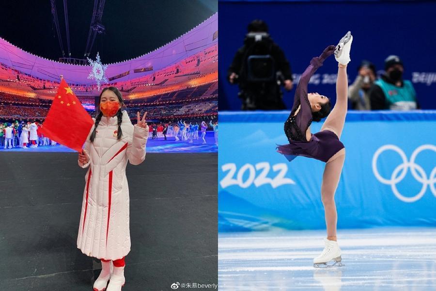 來自美國的19歲花滑小將朱易才因為冬奧慘摔被罵翻，近日又因保送大學一事引發爭議。（翻攝自朱易微博）