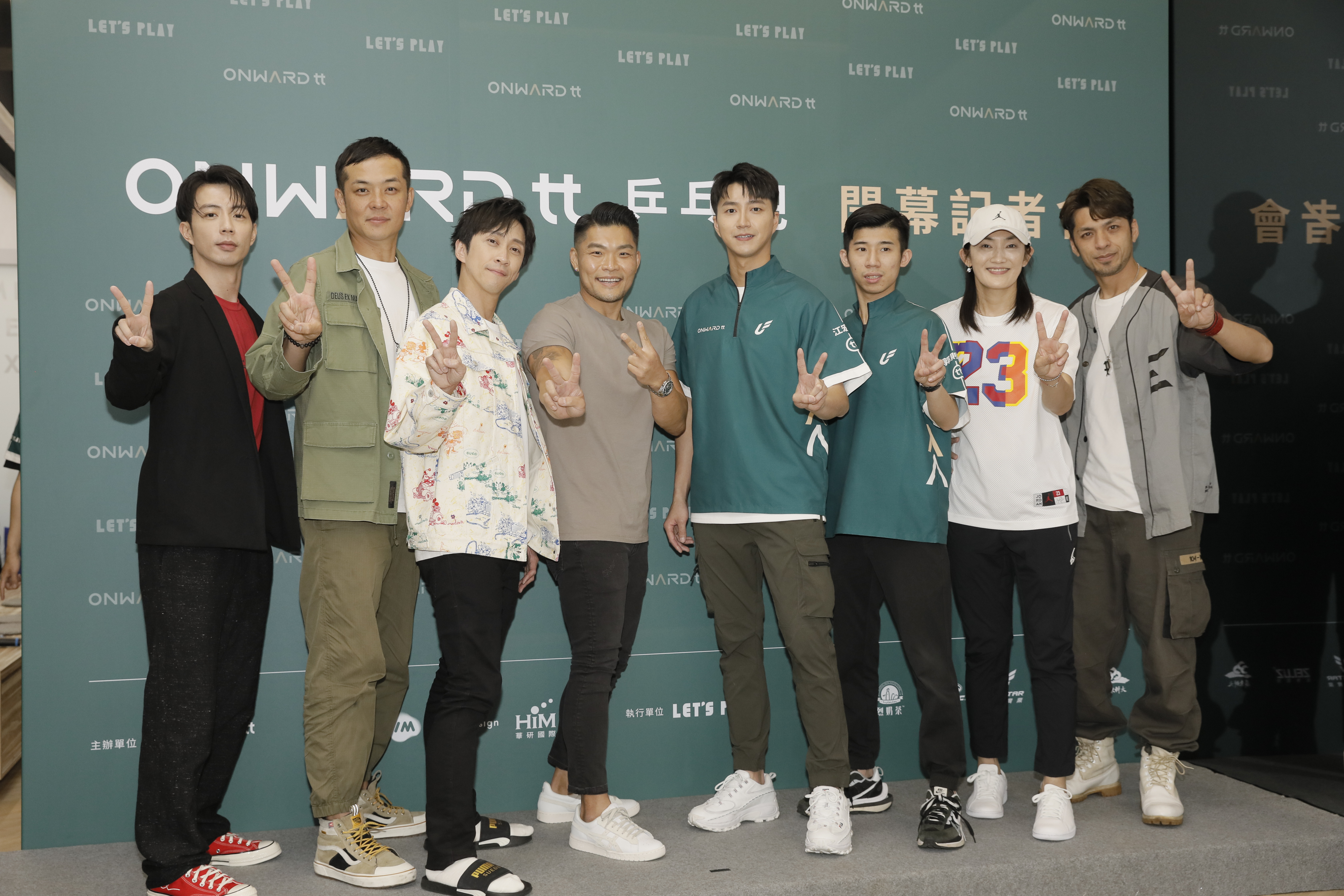江宏傑在《全明星運動會》中的好友錢薇娟、陳漢典、姚元浩等都到場力挺。