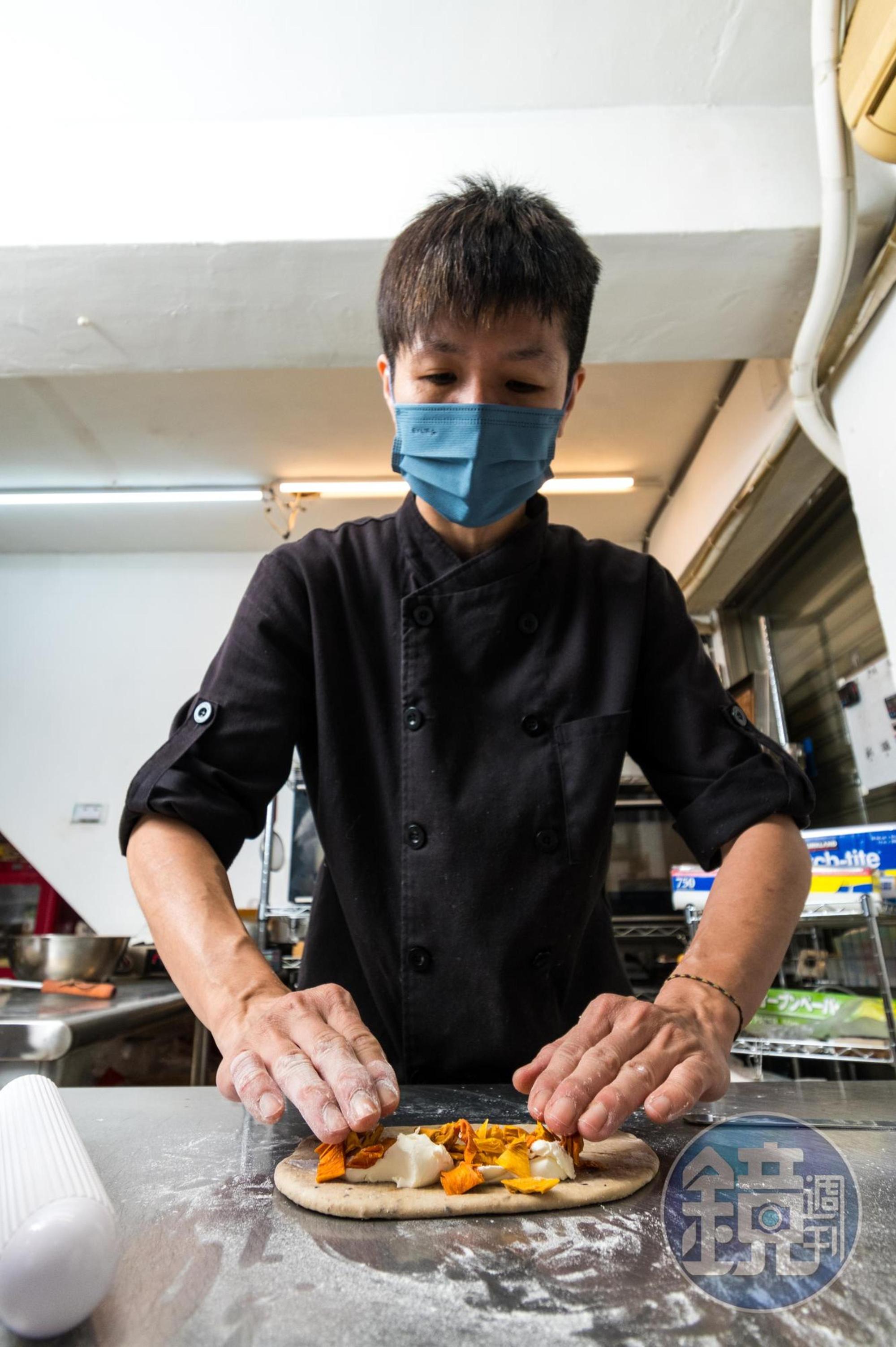 蒲思安（燒燒）用嚴格標準選擇食材，只做自己也愛吃的好麵包。