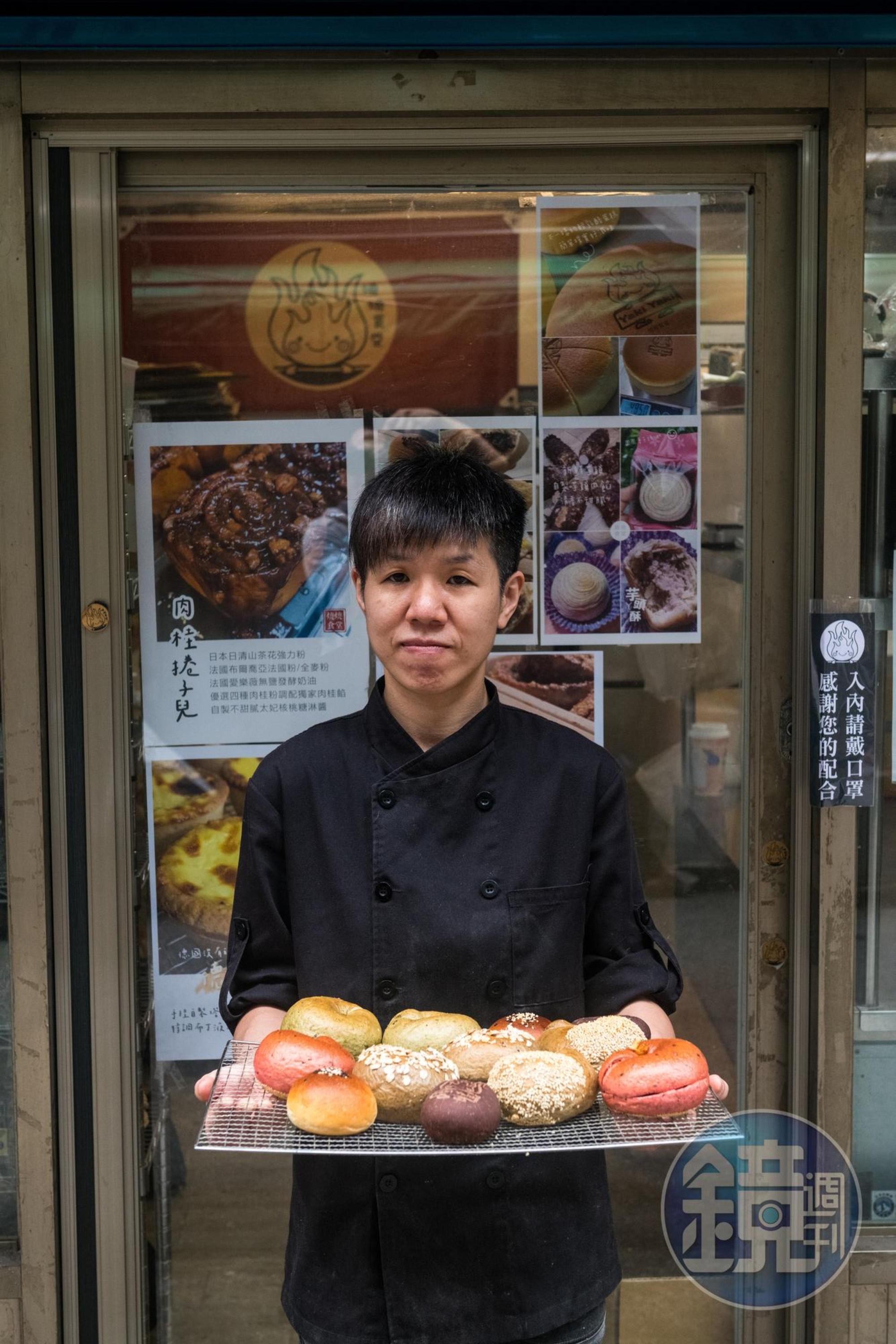 燒燒做的原味系貝果不只在國內受歡迎，還曾有香港人跨海預訂。