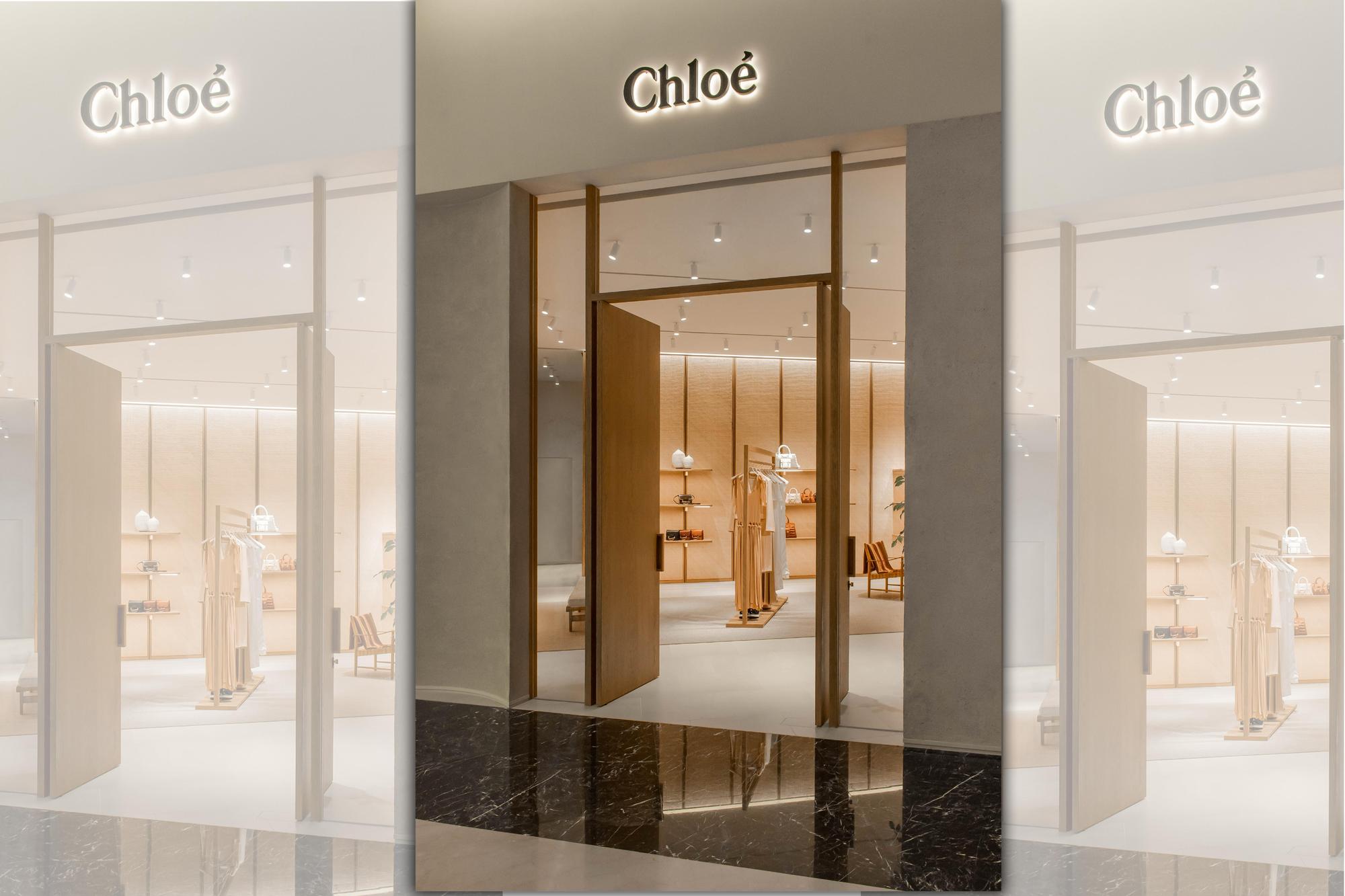 Chloé於高雄義享時尚廣場開設專賣店,約40坪的空間充滿創辦人Gaby Aghion的精神與設計總監Gabriela Hearst的概念。(Chloé提供)