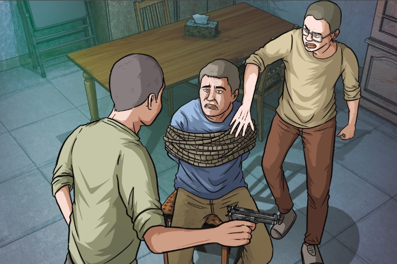 偵辦該案的警官，回想當時說服匪徒投案前，一度有玩伴、愛人勸說他，更阻止他尋短。