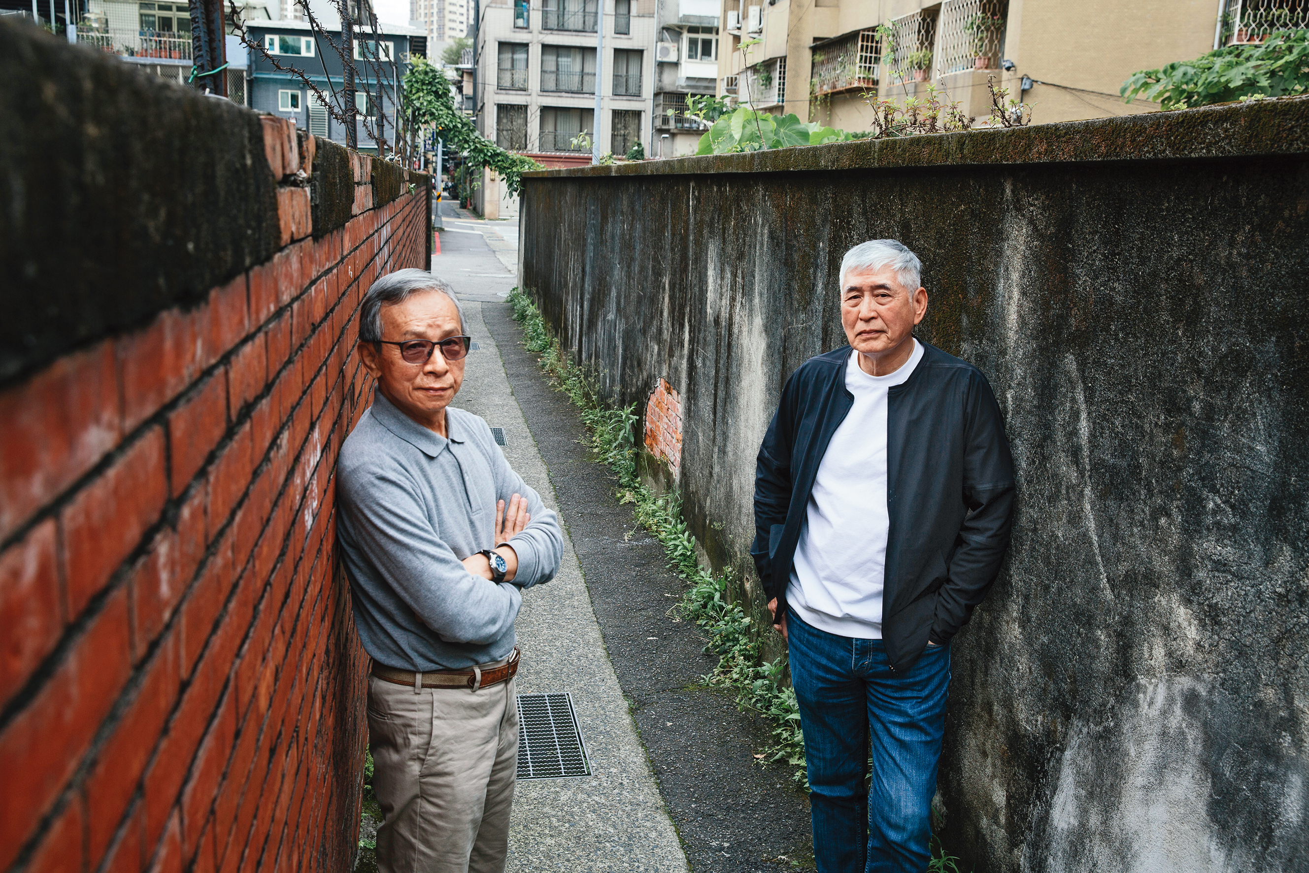 編導吳念真(左)與藝術監督兼演員柯一正(右)在《人間條件》系列中合作無間。