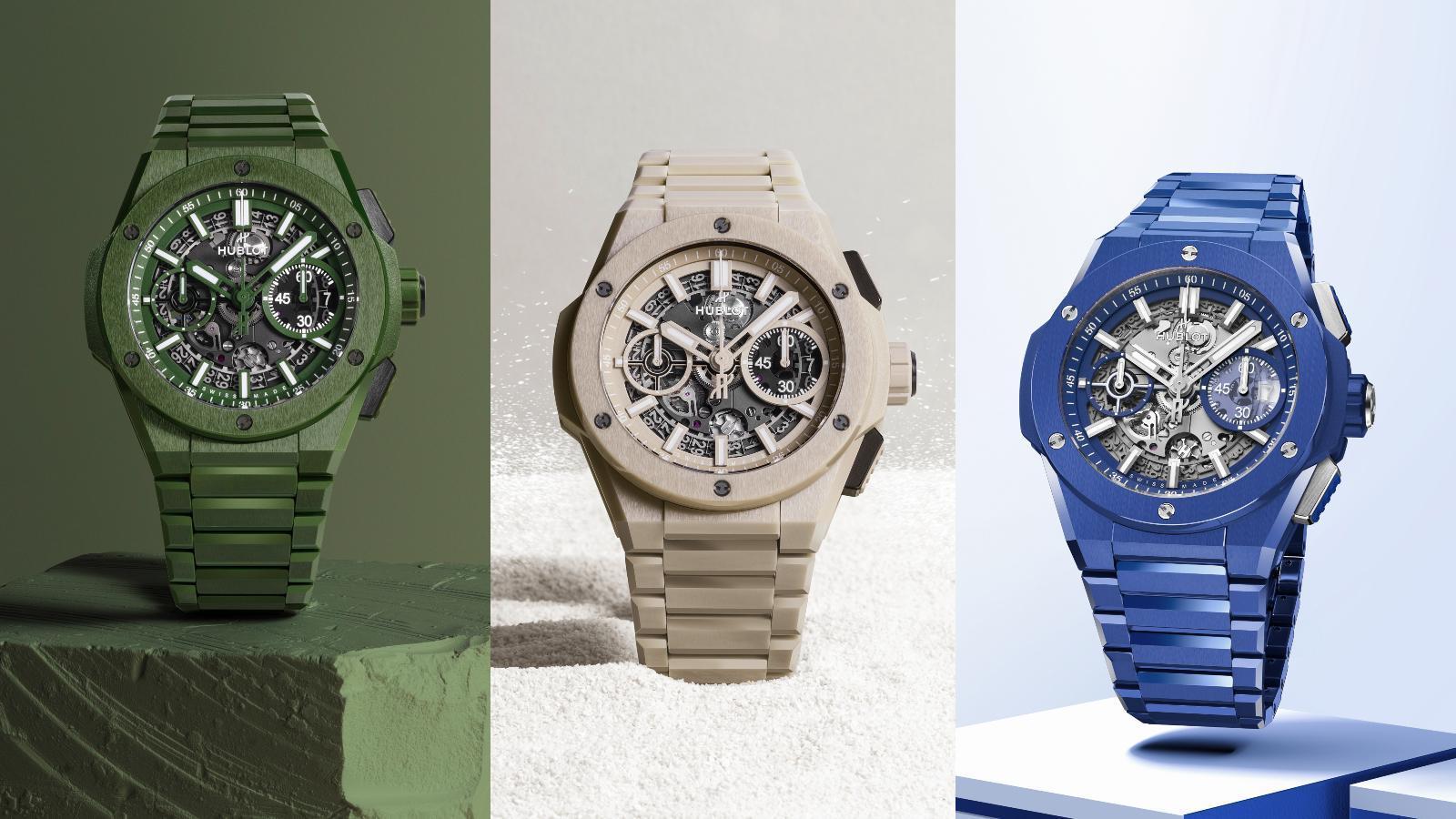 錶徑42mm／陶瓷錶殼／時、分、小秒、日期指示、計時碼錶功能／HUB1280自動上鍊機芯／動力儲存約72小時／防水100米／參考售價NT$ 749,000