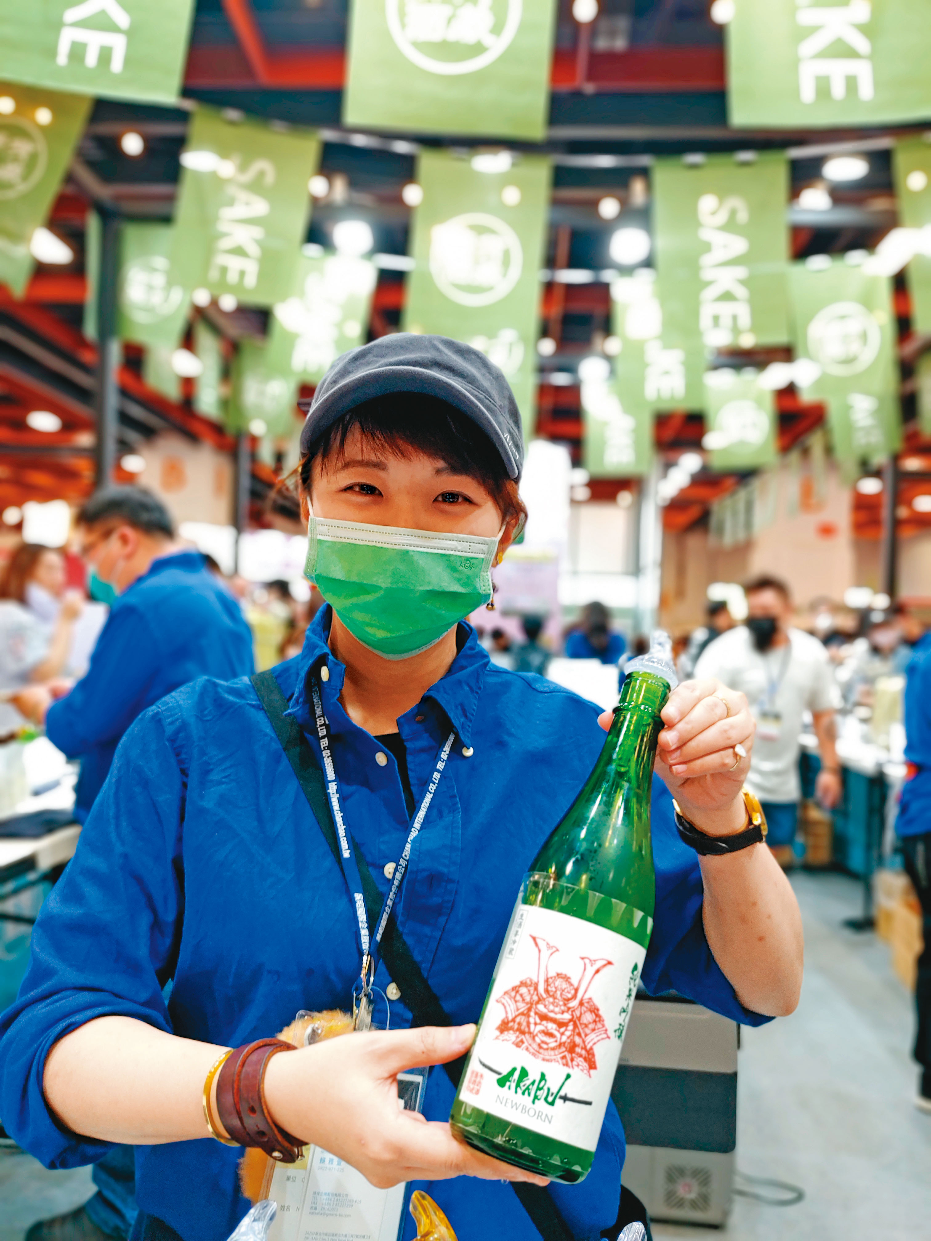 帶動國內清酒品飲風潮功臣之一的綠芽,每逢酒展就擺出超大攤位、超多酒款,甚至超多原廠蒞臨現場解說的陣仗。