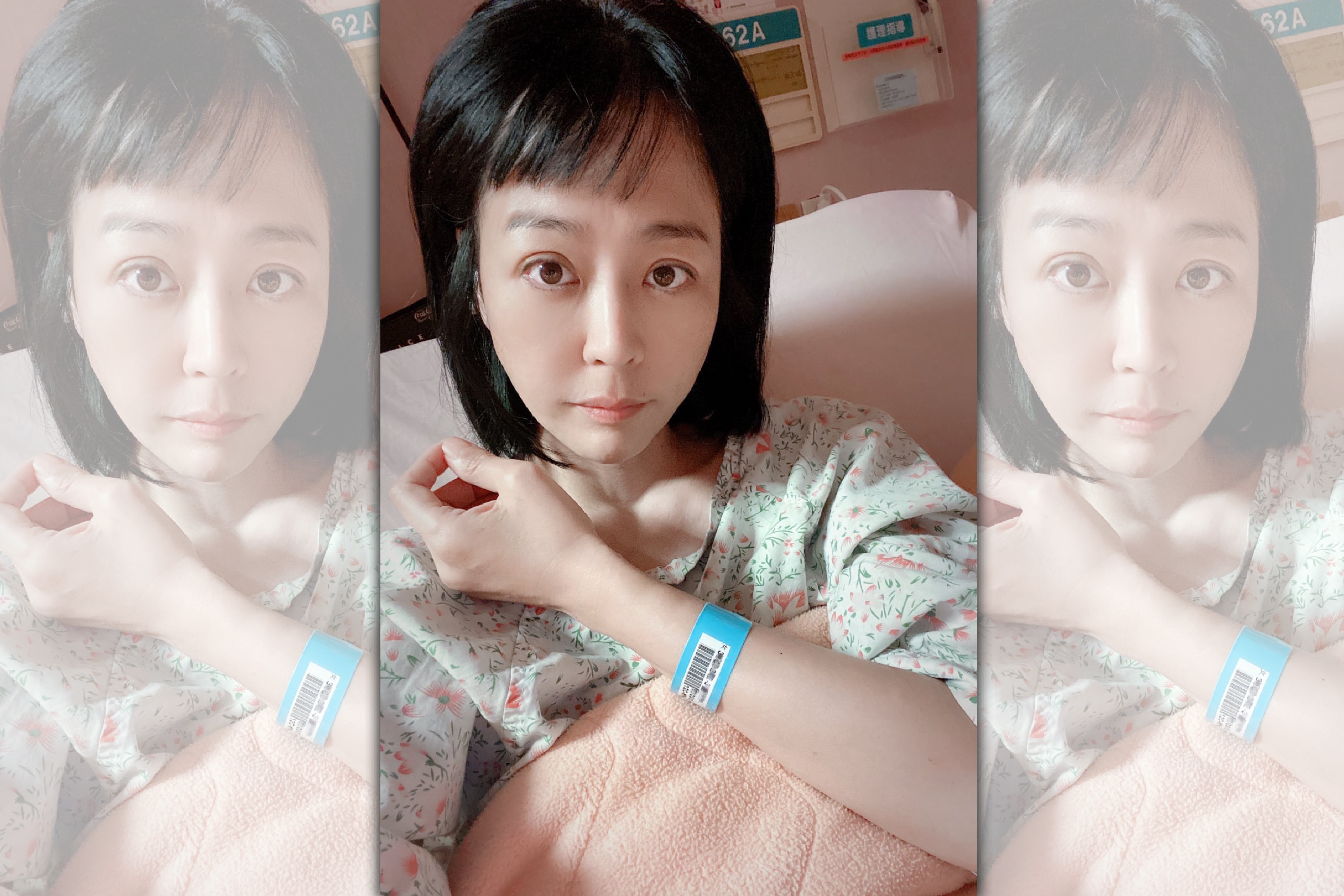 唐玲在臉書透露做例行電腦斷層檢查時發現了一邊卵巢腫大,嚇得噴淚。(翻攝自唐玲臉書)