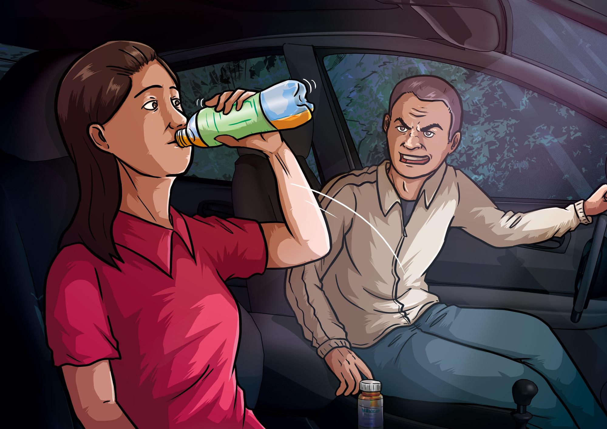 黃清波預先在飲料中摻入安眠藥,誘使前妻喝下,最後痛下殺手。