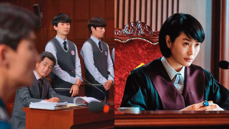 知名韓劇《少年法庭》內容也描述觸法少年的故事。（翻攝 Netflix《少年法庭》）