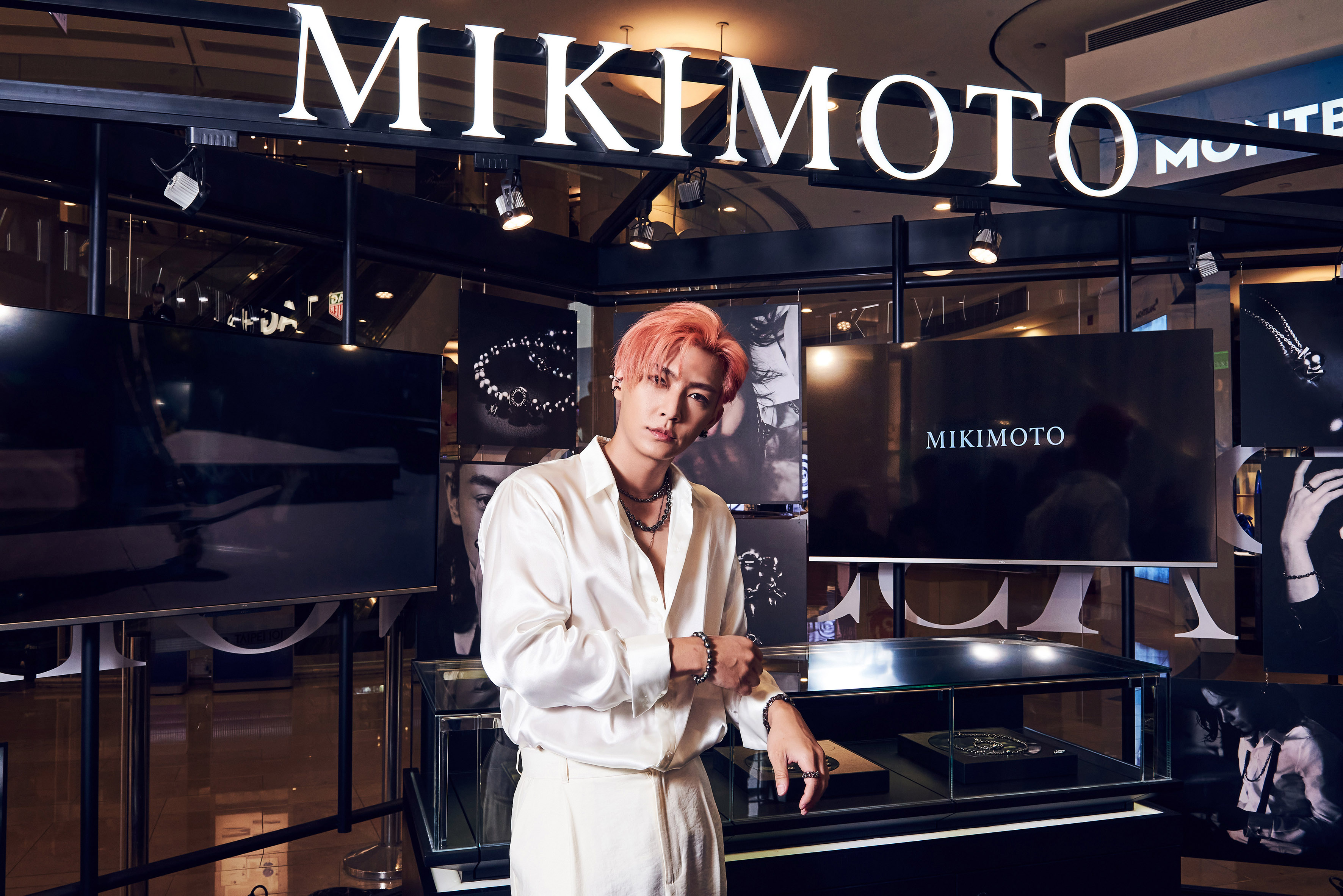 炎亞綸出席MIKIMOTO全新PASSIONOIR系列形象概念快閃店開幕。（MIKIMOTO提供）