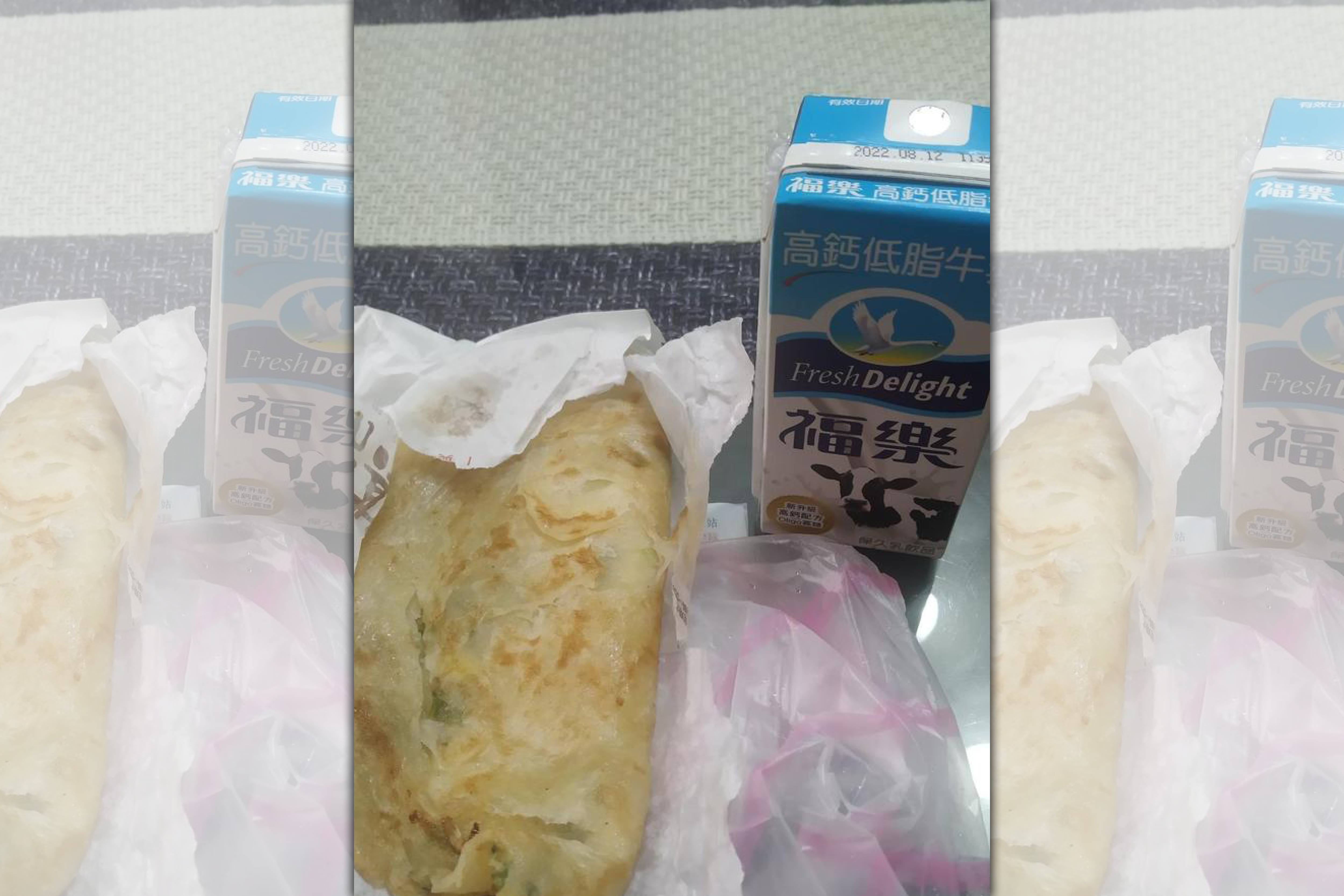 一名網友抱怨政府的送餐服務太過油膩，引起網友們「反串」酸爆。（翻攝自爆怨公社臉書）