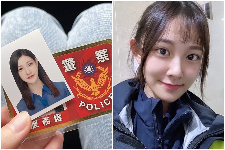表特版一名正妹女警讓鄉民們陷入瘋狂。(翻攝自IG @6v6v6v6v_)