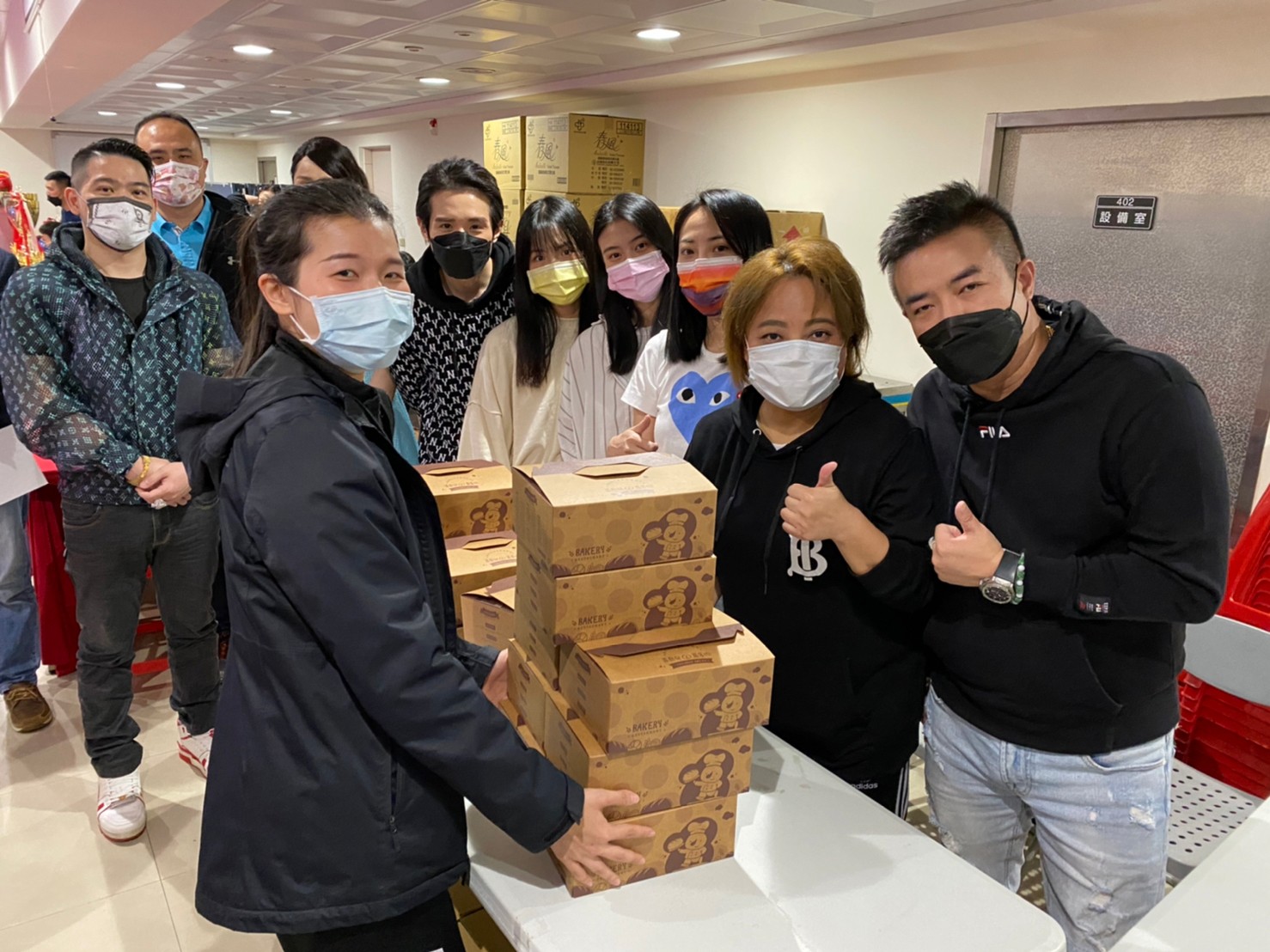 網紅二星兄弟參與這次活動。（北市散打搏擊協會提供）